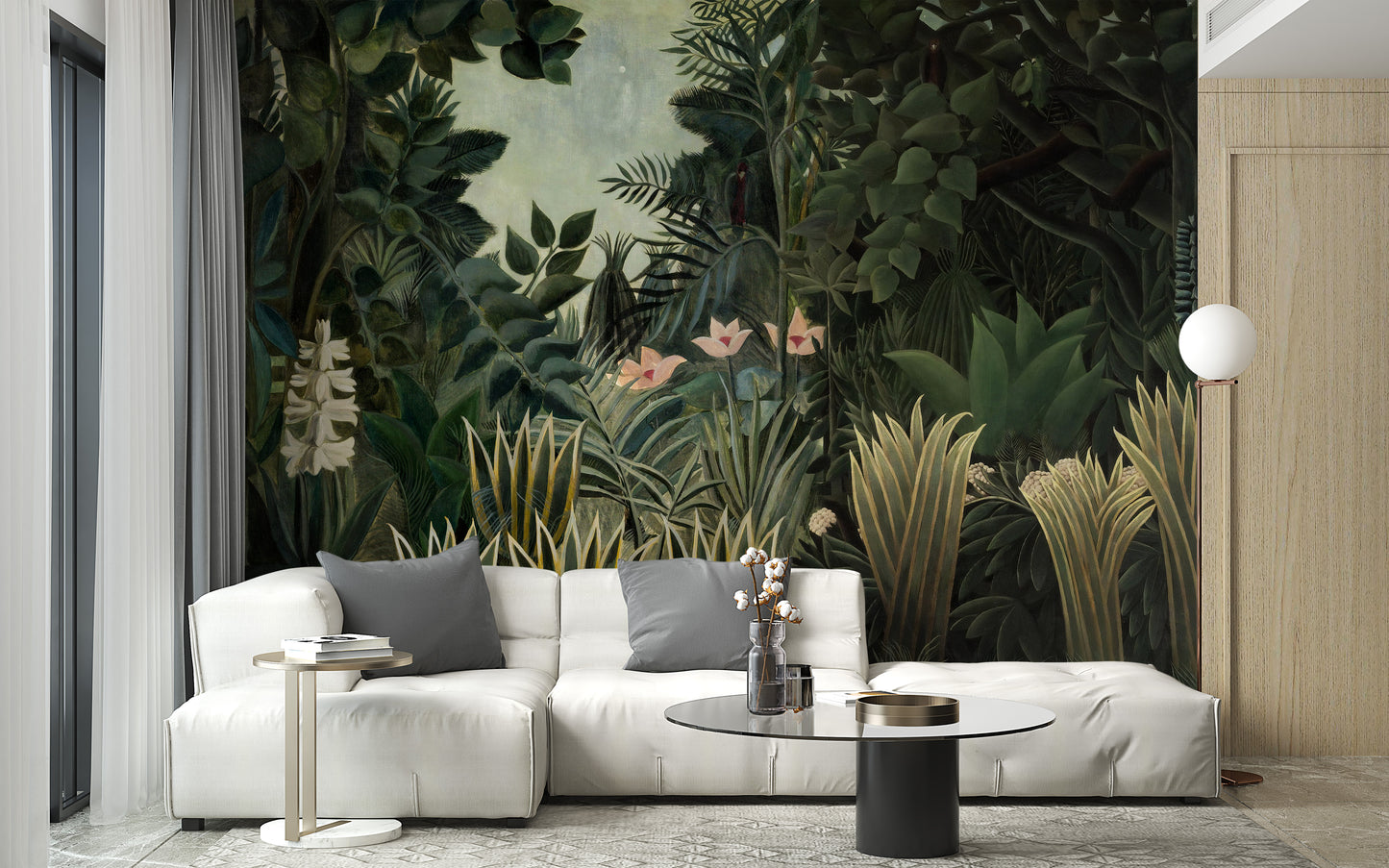 Lush Green Tropical Forest Wallpaper Murals