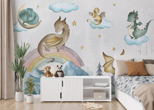 Mystical Dragon Wallpaper Mural for bold walls