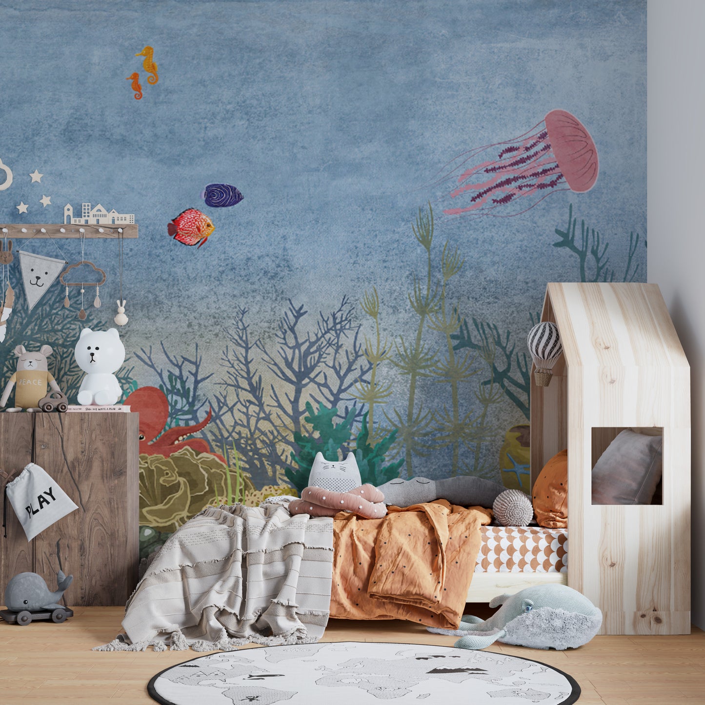 Marine Life Underwater Wallpaper Mural