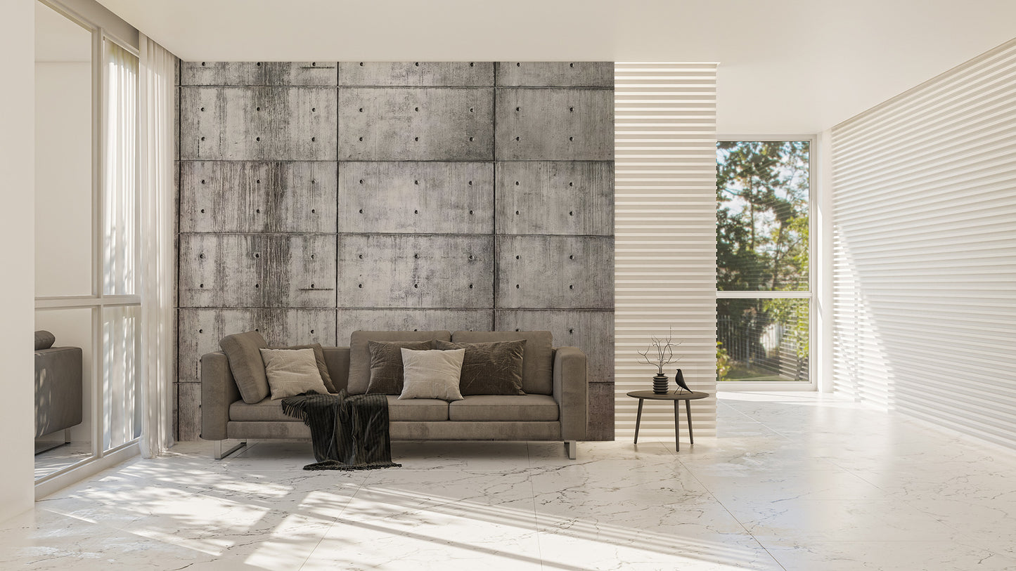 Raw Concrete Wallpaper Mural