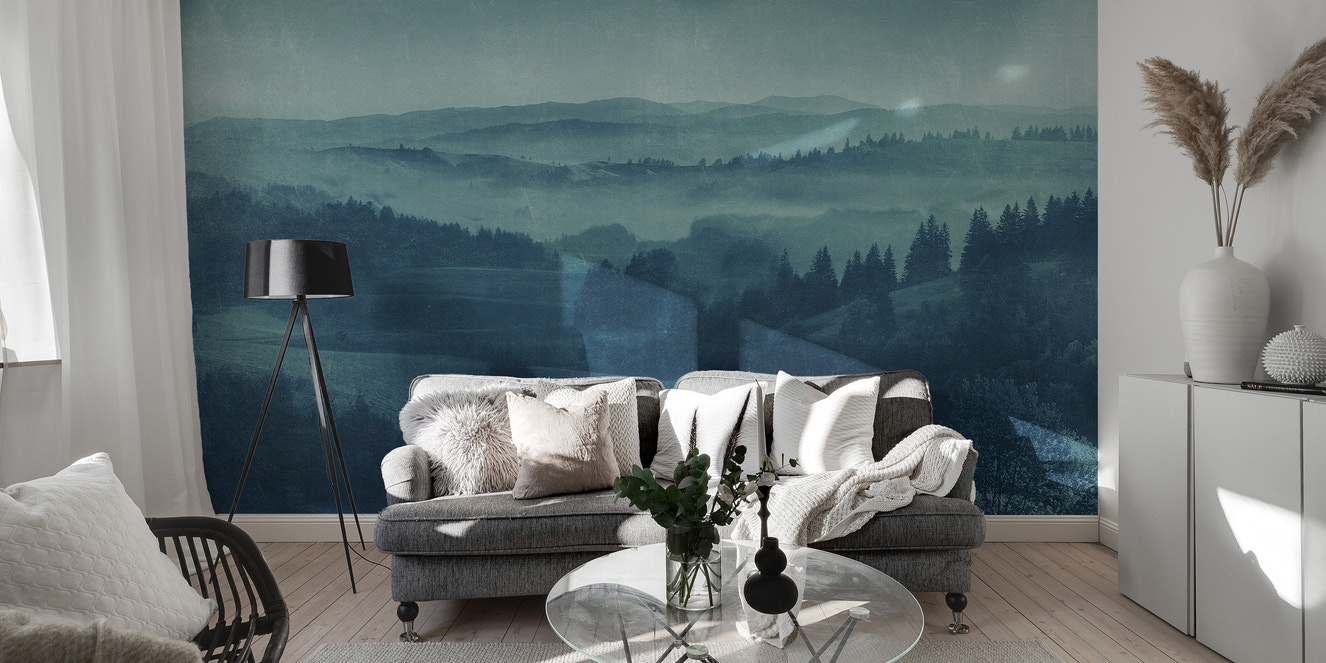 Twilight Landscape Wallpaper Mural - Giffywalls