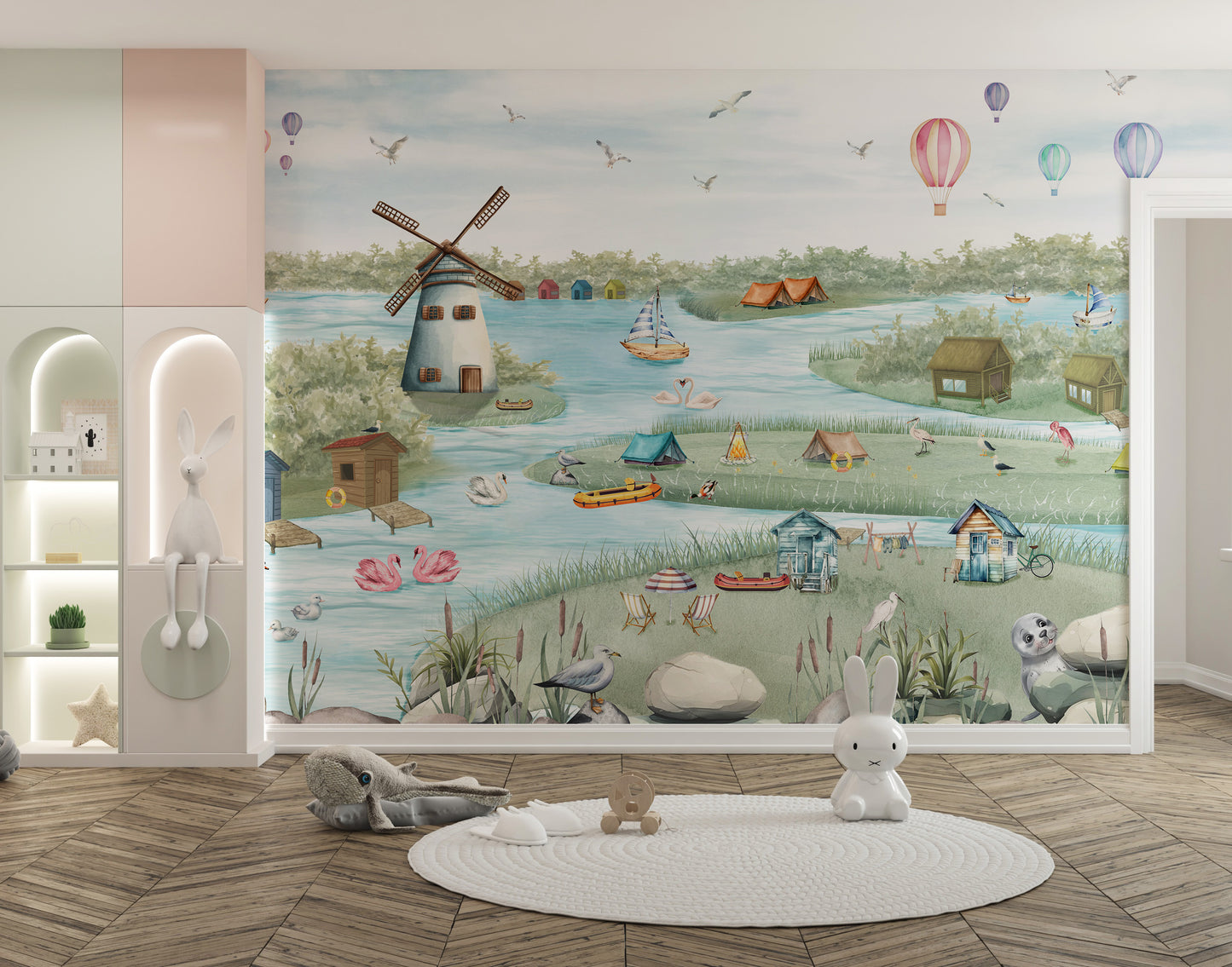 Breezy Shores Wall Mural