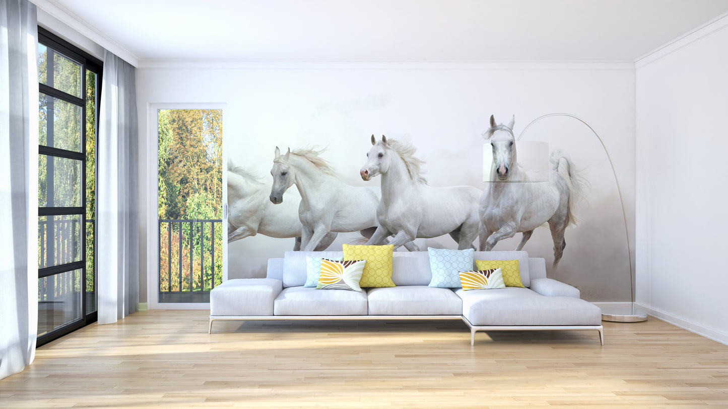 Running Horses Wallpaper Murals