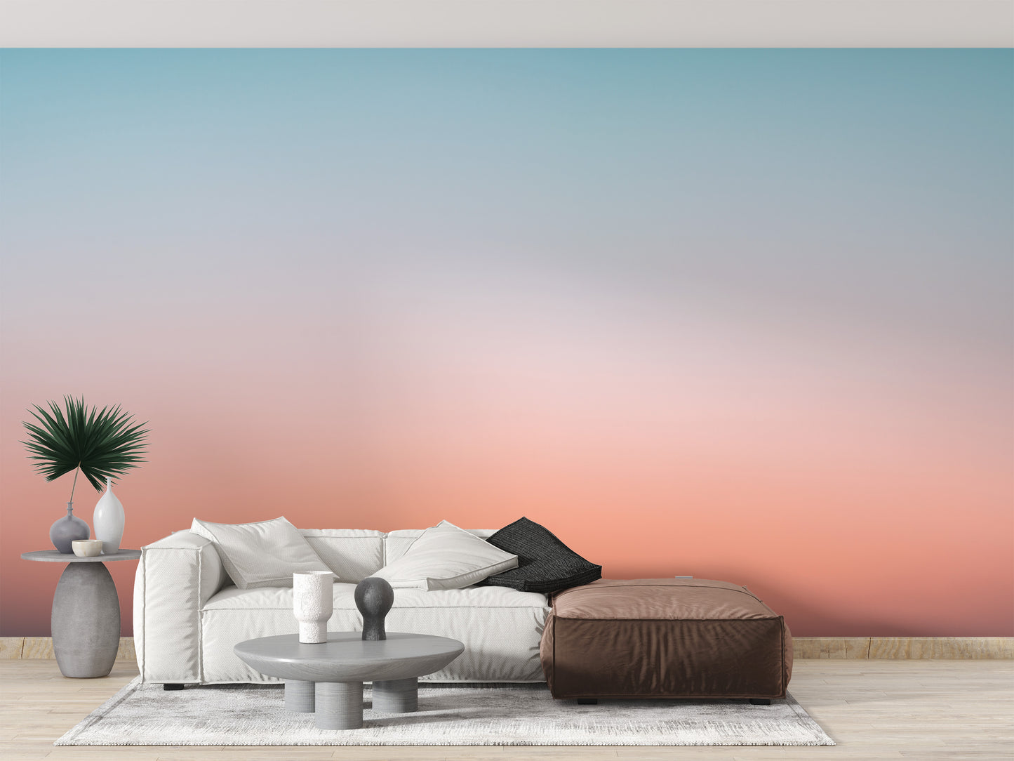 Sunrise Sky Gradient Serenity Wall Mural