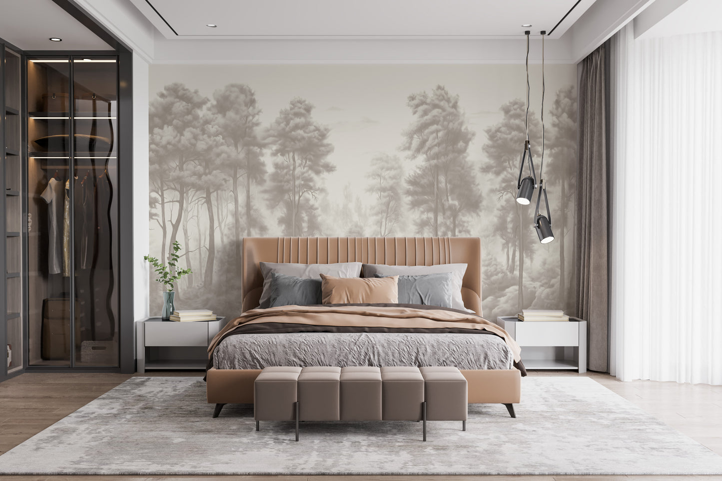 Towering Palm Wallpaper Murals - Giffywalls