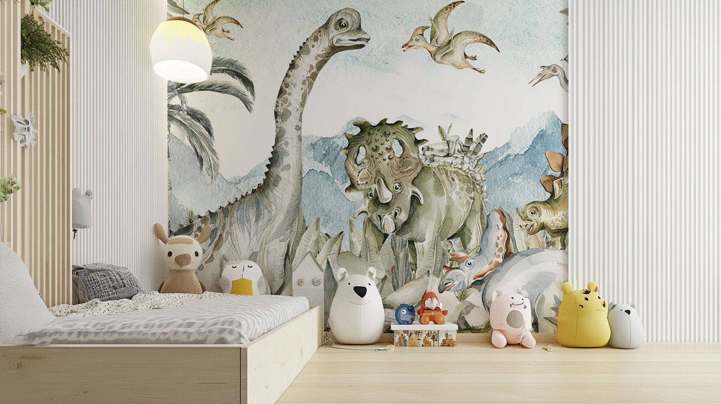 Gigantic Guardians The Dinosaur removable wallpaper