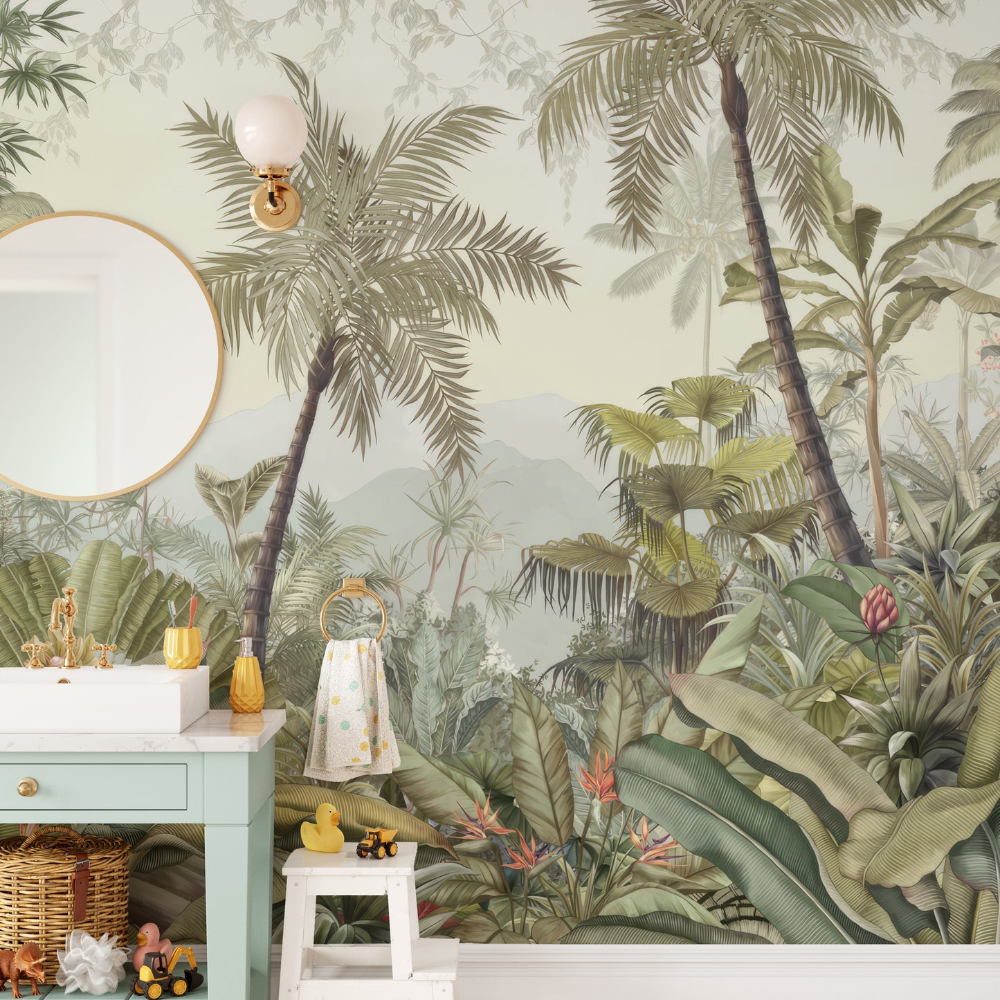 Lush Green Forest Wallpaper Murals