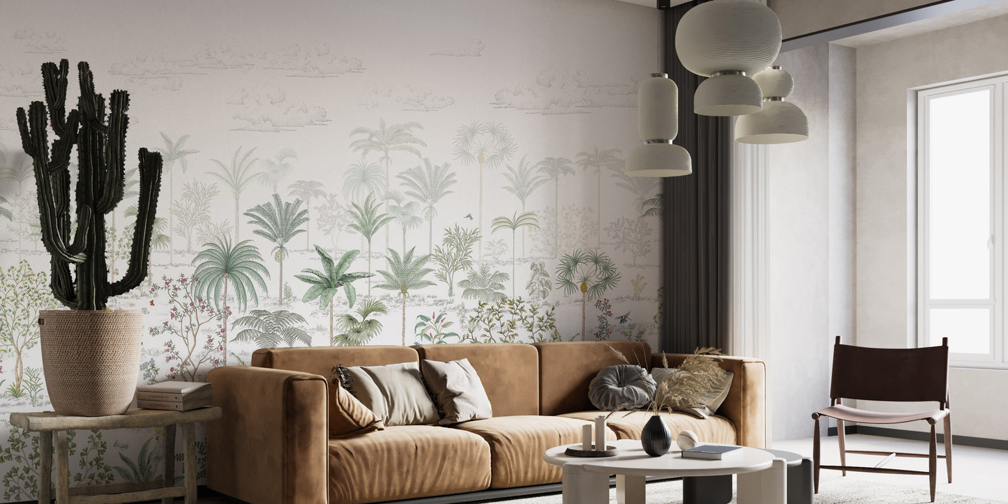 Tropical Jungle Wall Mural