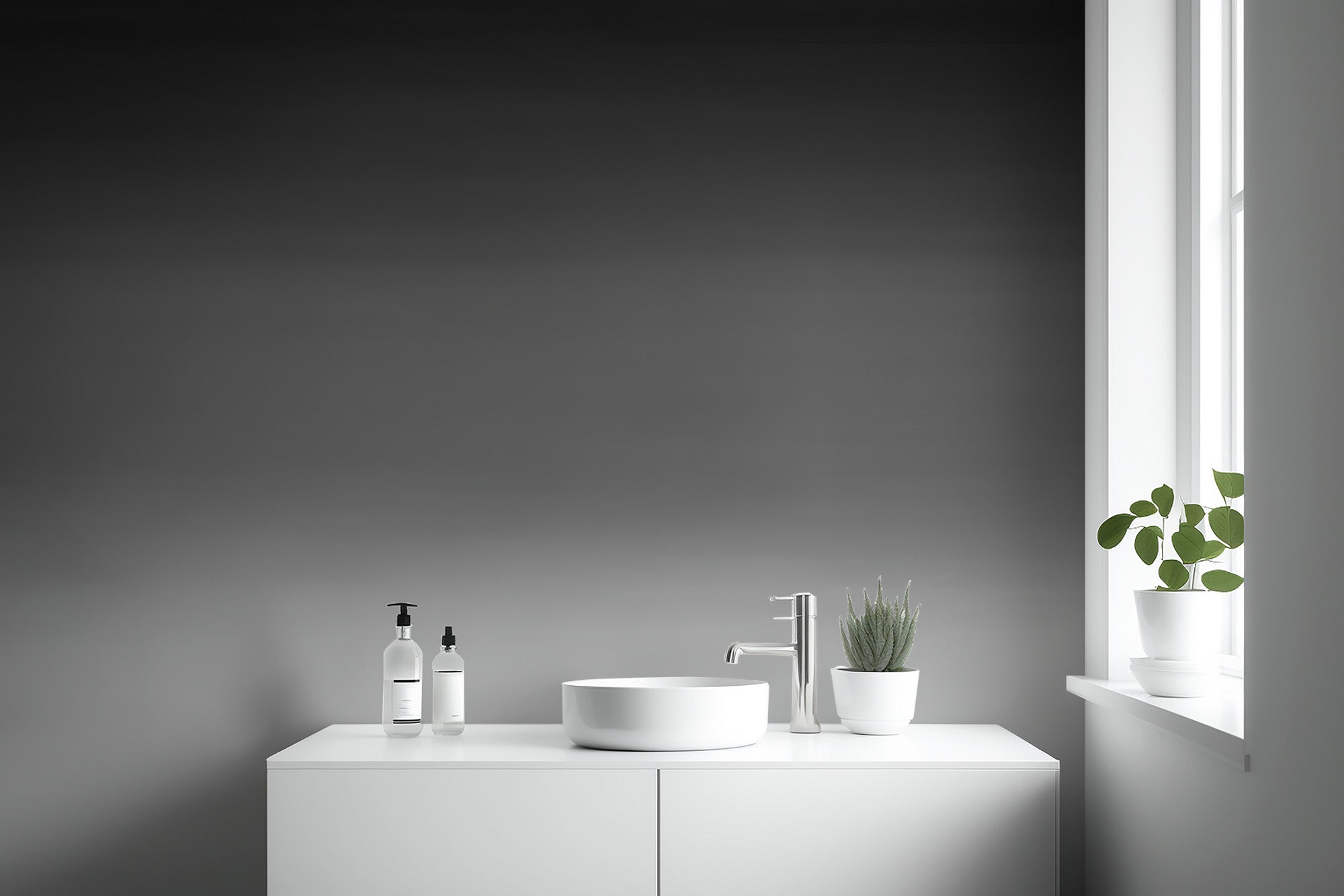 Mystic Dusk Wall Mural creates a calming ambiance in bathrooms.