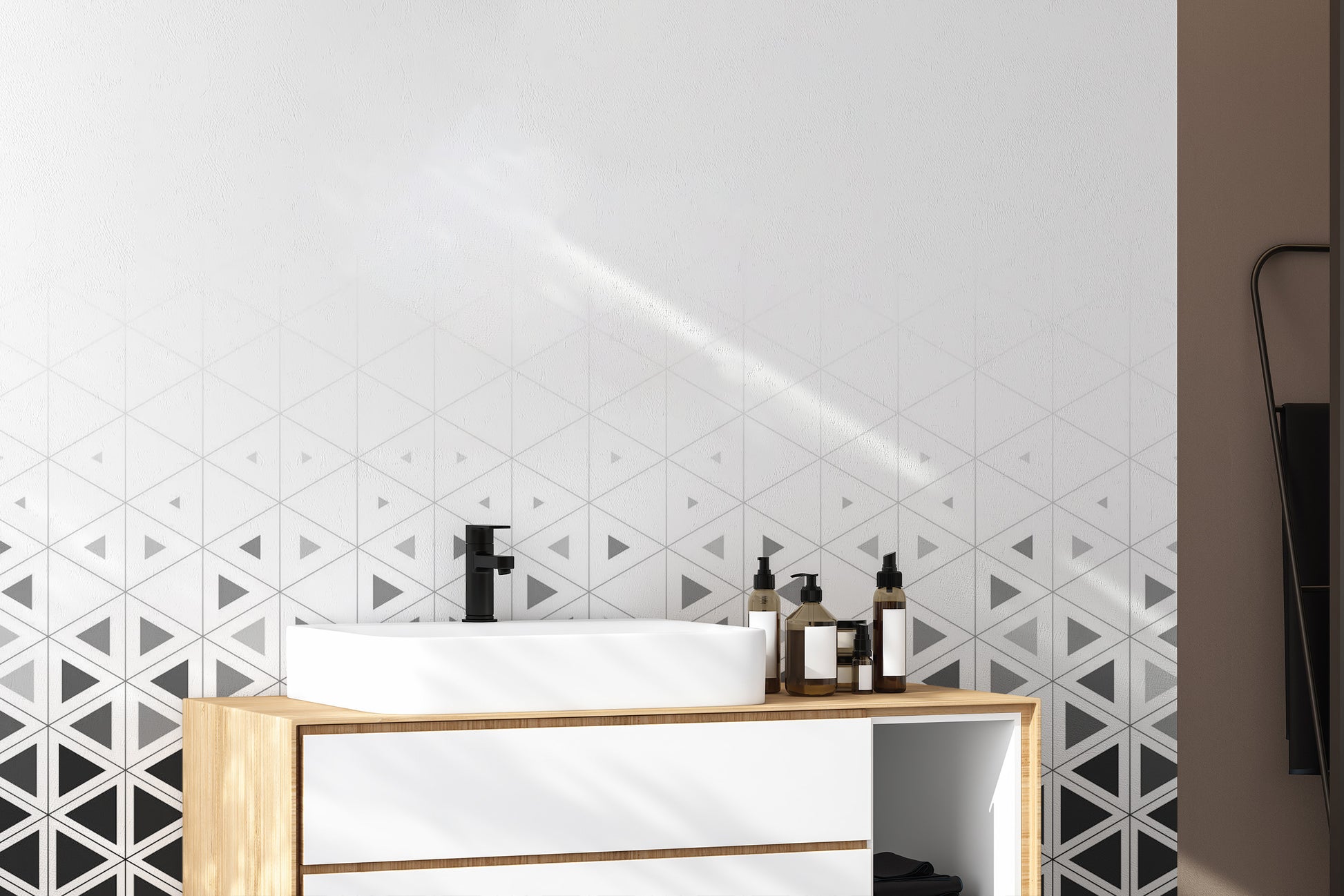 Elegant Geometric Wall Mural
