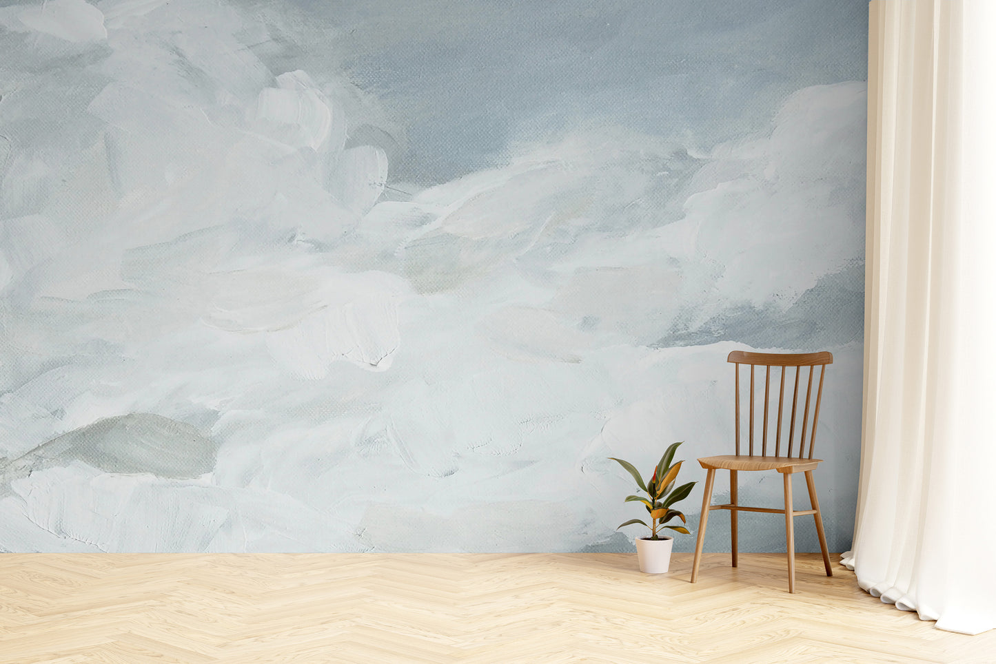 Watercolour Clouds Wall Mural