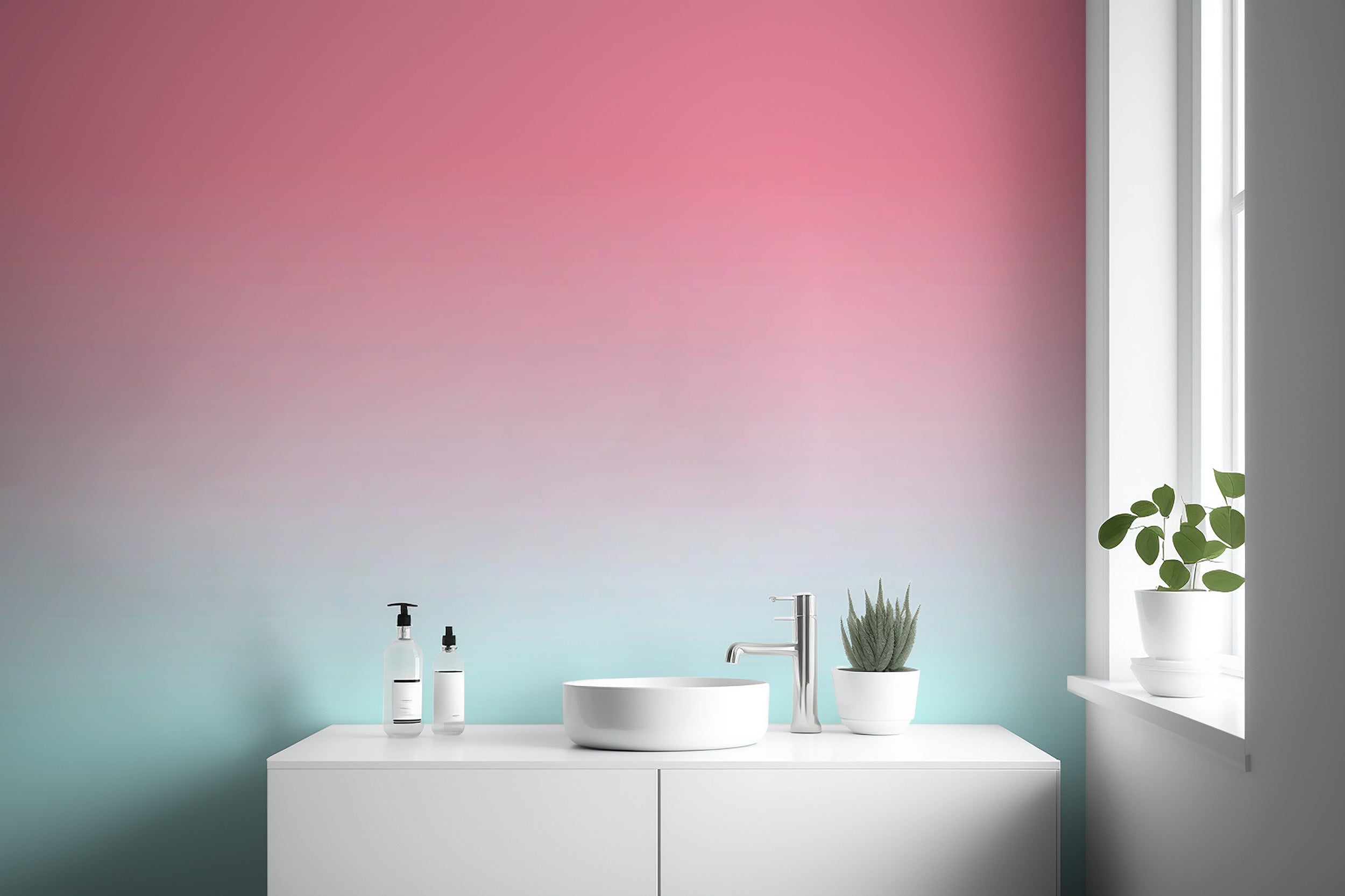 Rosy Pink Wallpaper for interior