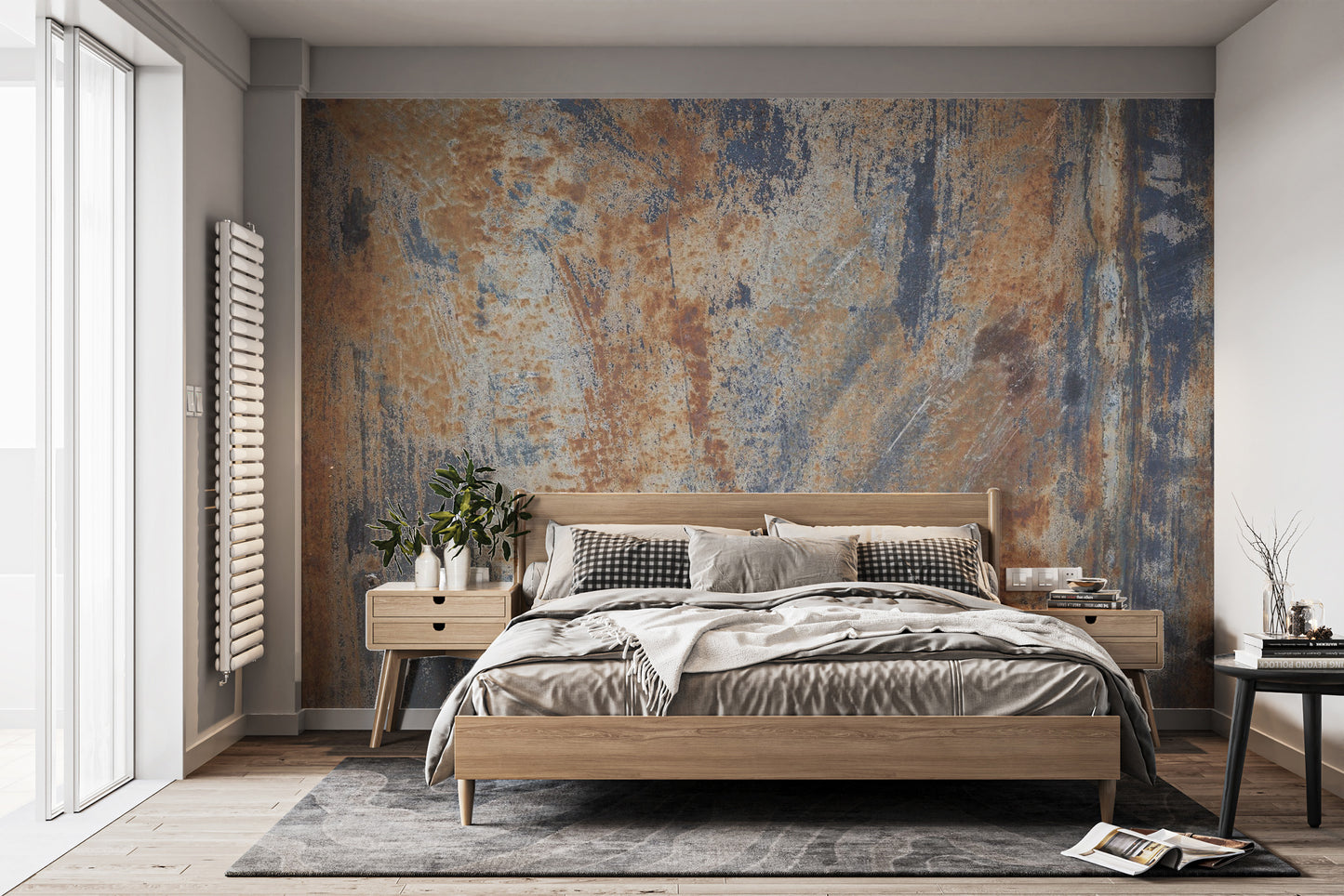 Stylish Metallic Self-Adhesive Wallpaper Design