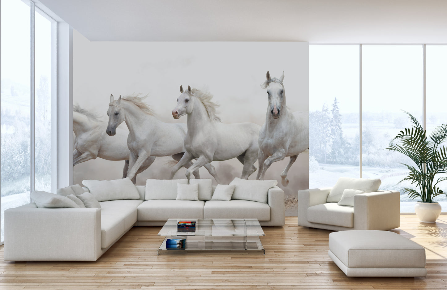 Running Horses Wallpaper Murals