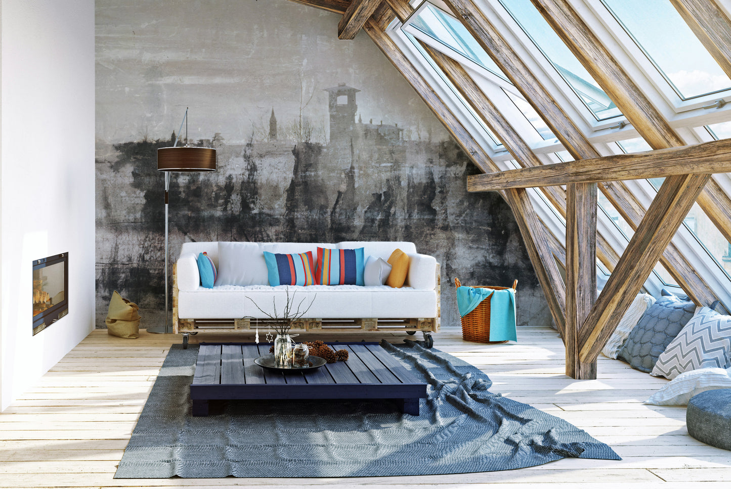 Inked Ruins Wallpaper Murals - Giffywalls