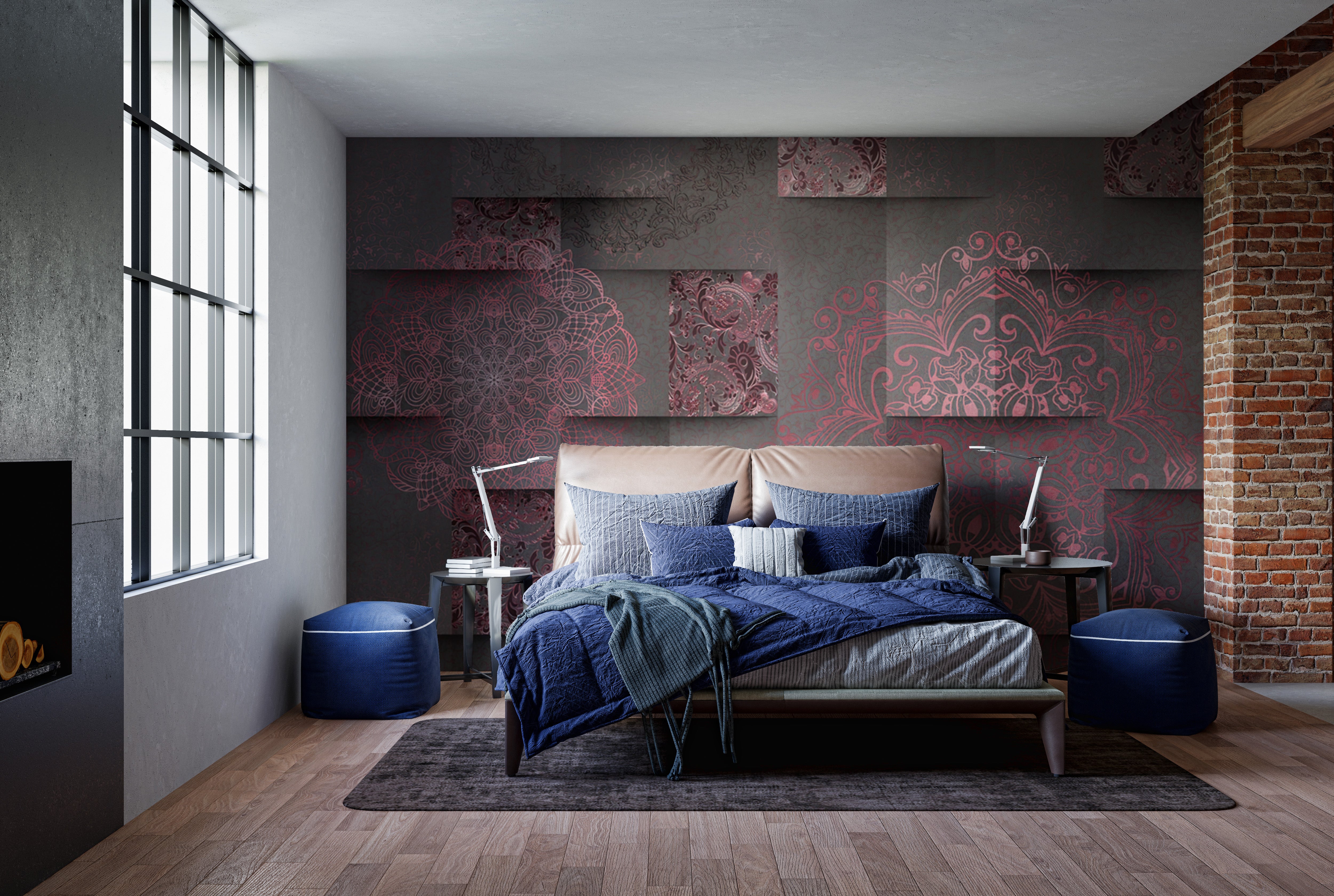 Bold and Elegant Abstract Wall Covering
