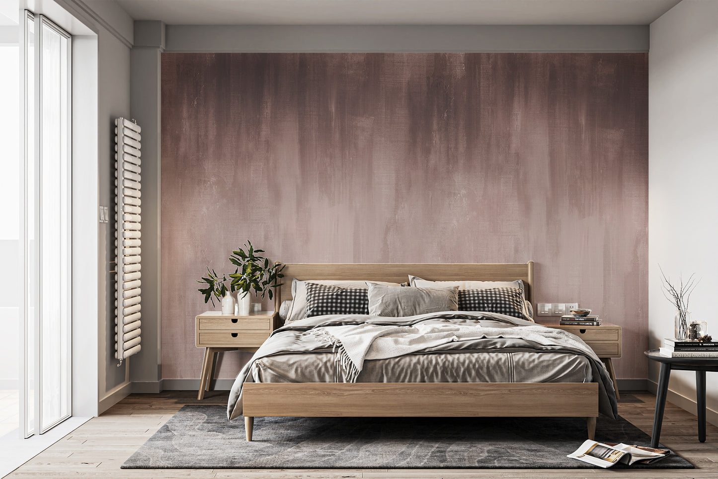 Soothing Brown Ombre Wall Mural