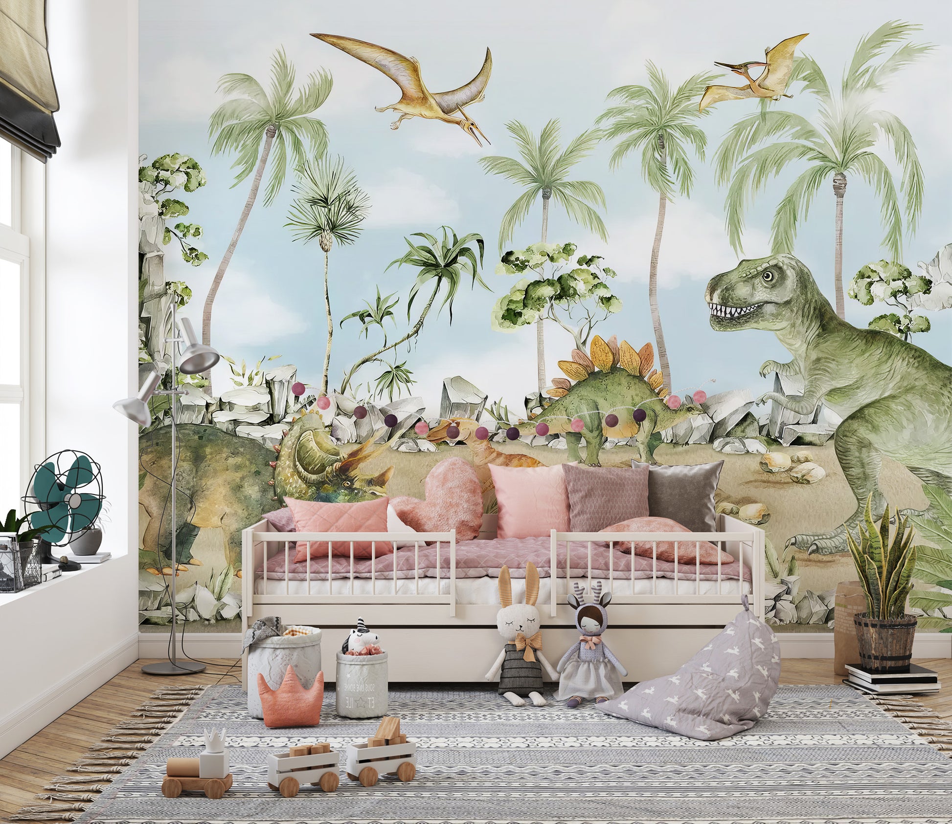 Jurassic Jungle Adventure Wallpaper for Walls