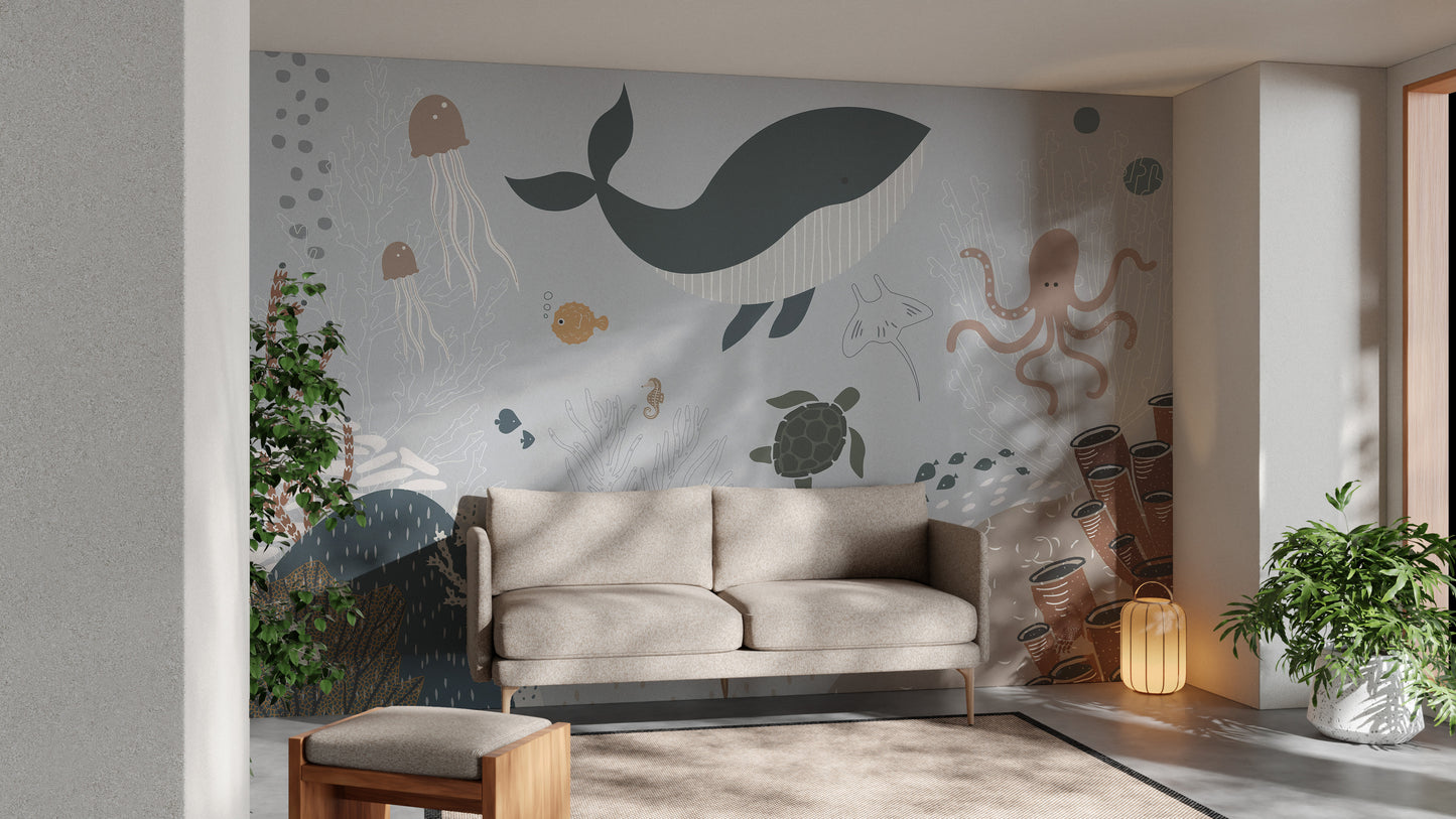 Whale Wallpaper for Walls