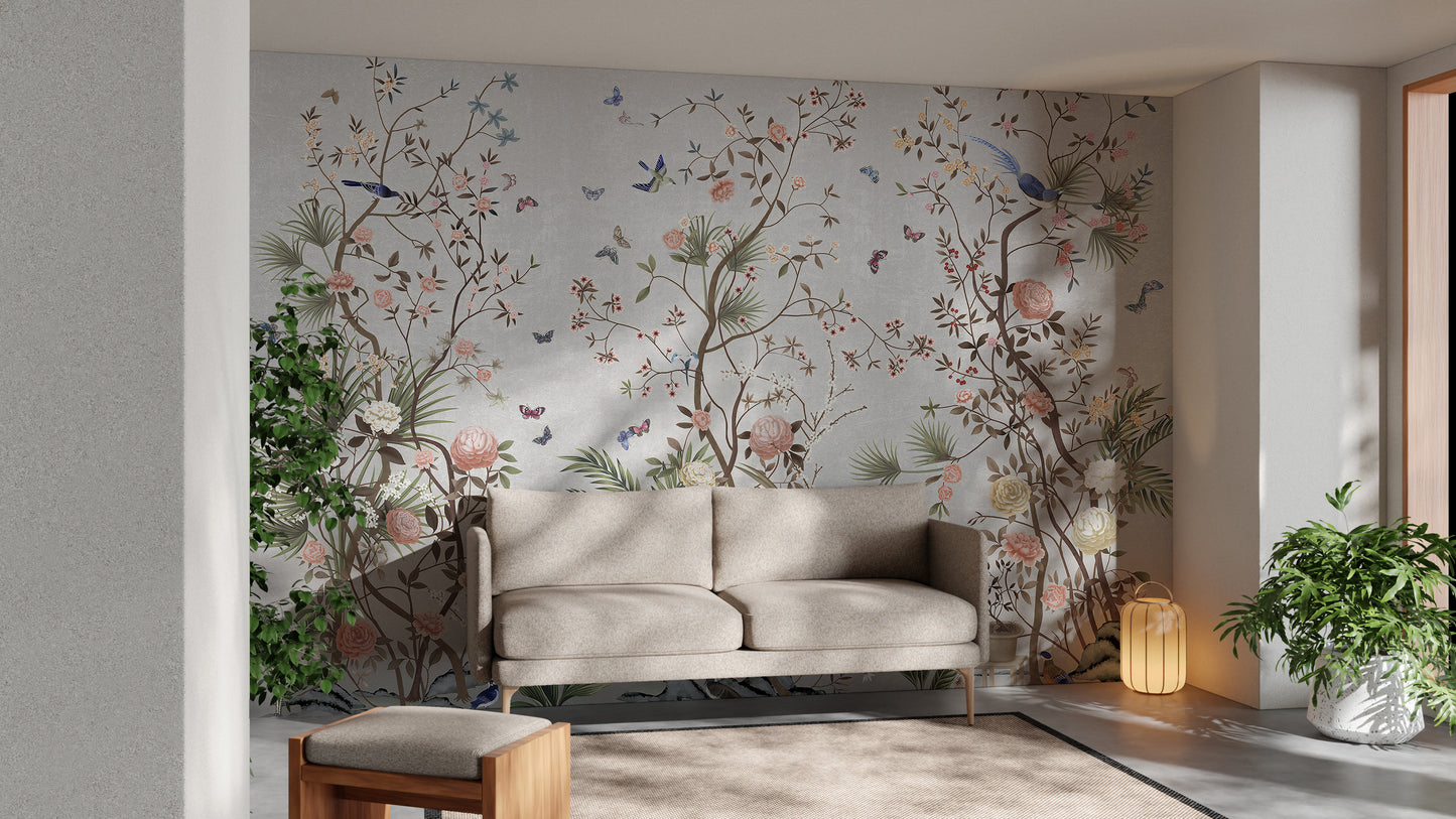 Blossoms Colorful Floral Wallpaper Murals