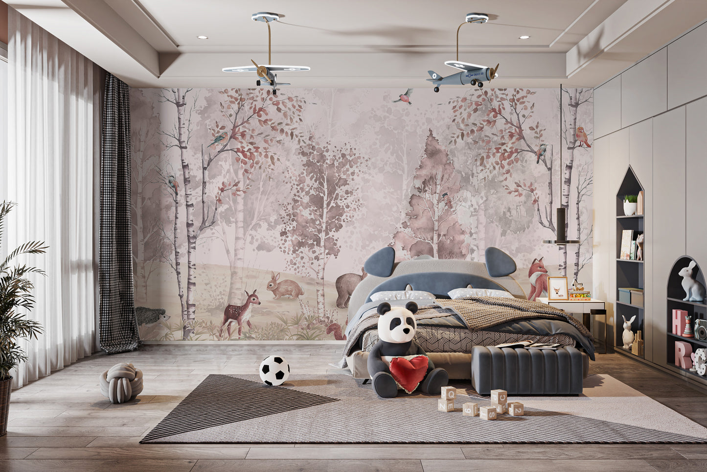 Frolic Forest Fables Wallpaper Mural