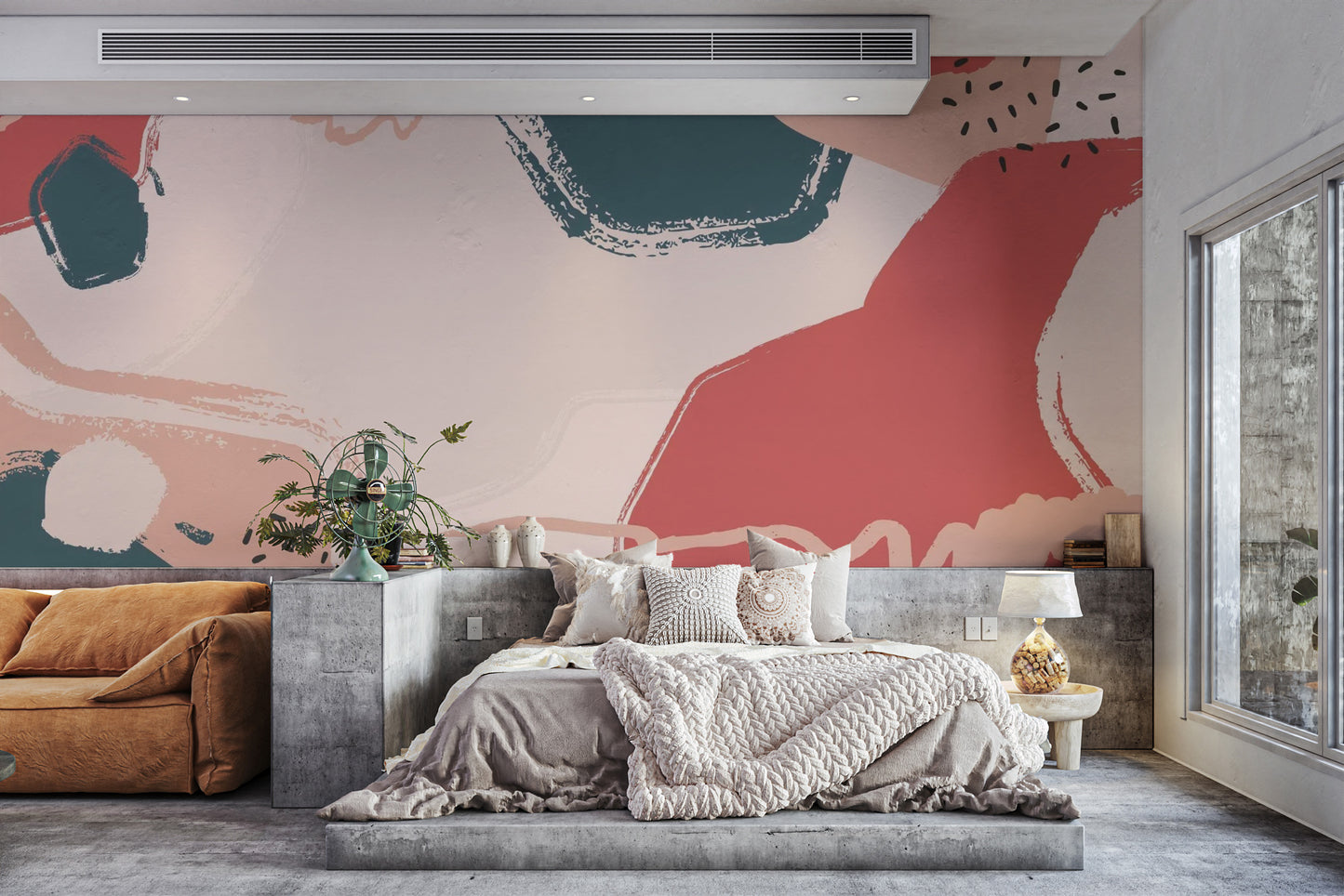 Color Stroke Wallpaper Mural