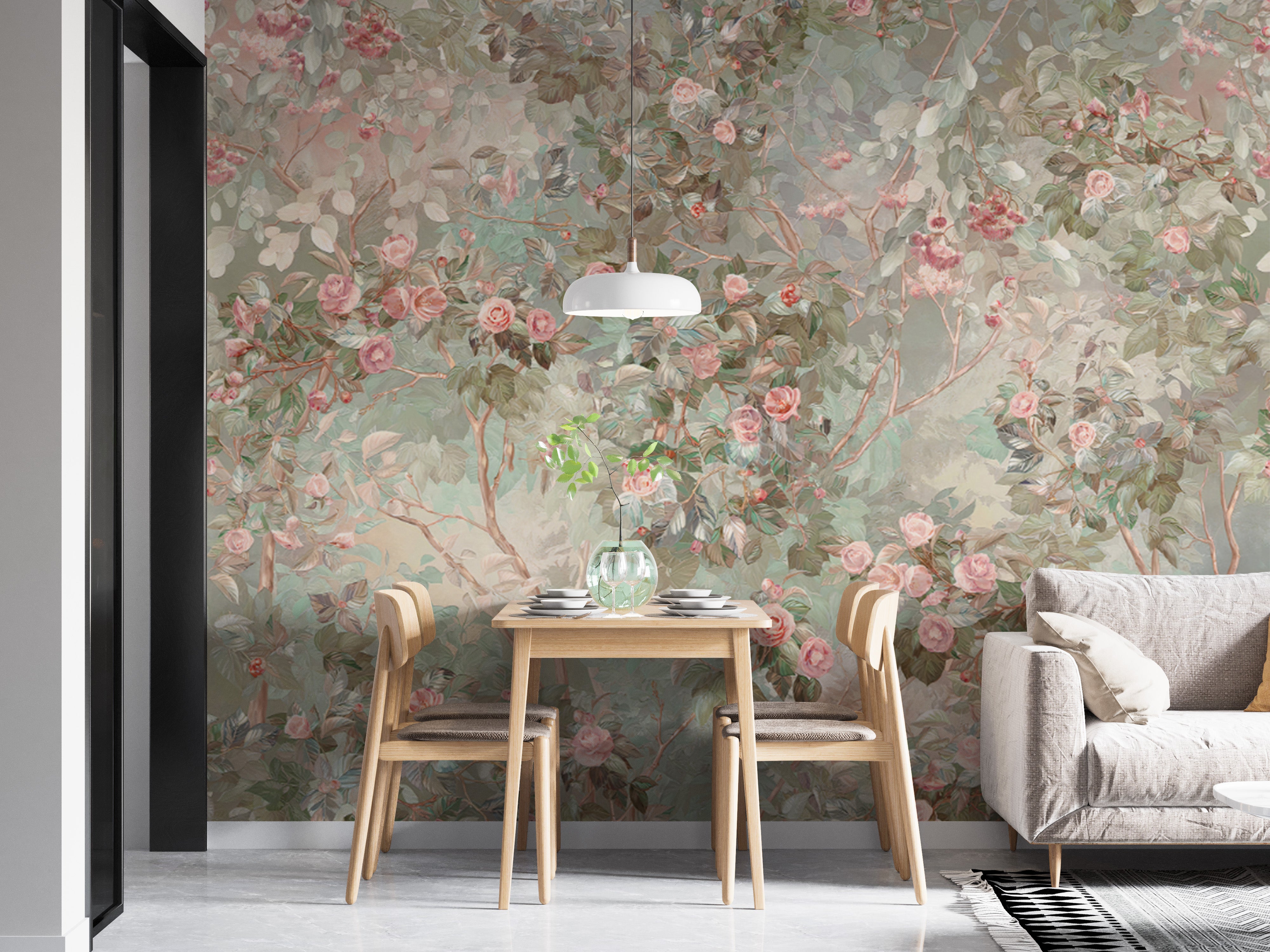 Rose-Inspired Botanical Wall Art
