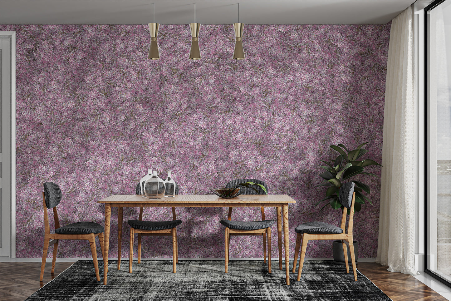 Lavender Bliss Mural Wallpaper