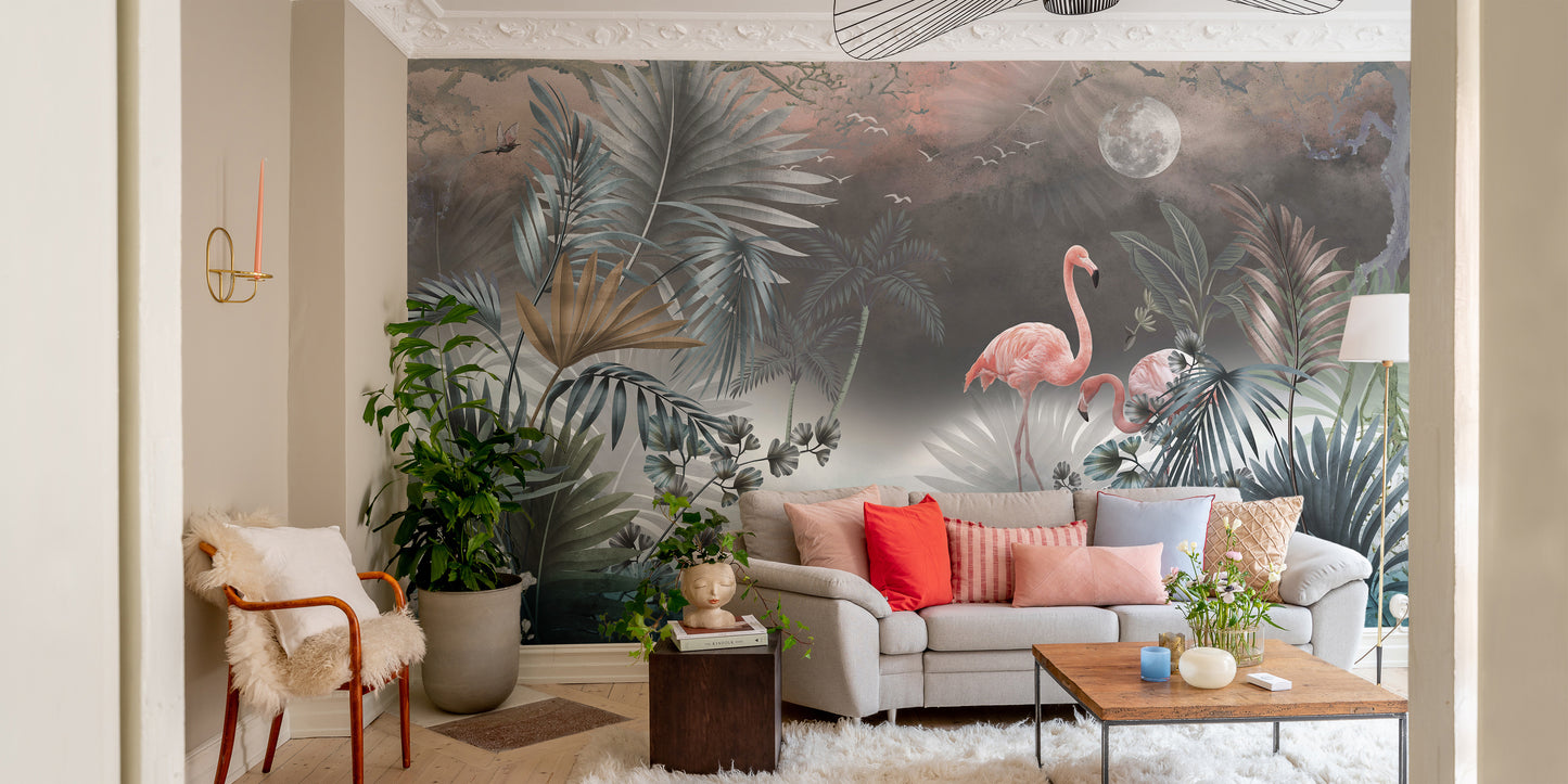 Monstera Leaves Wallpaper Murals