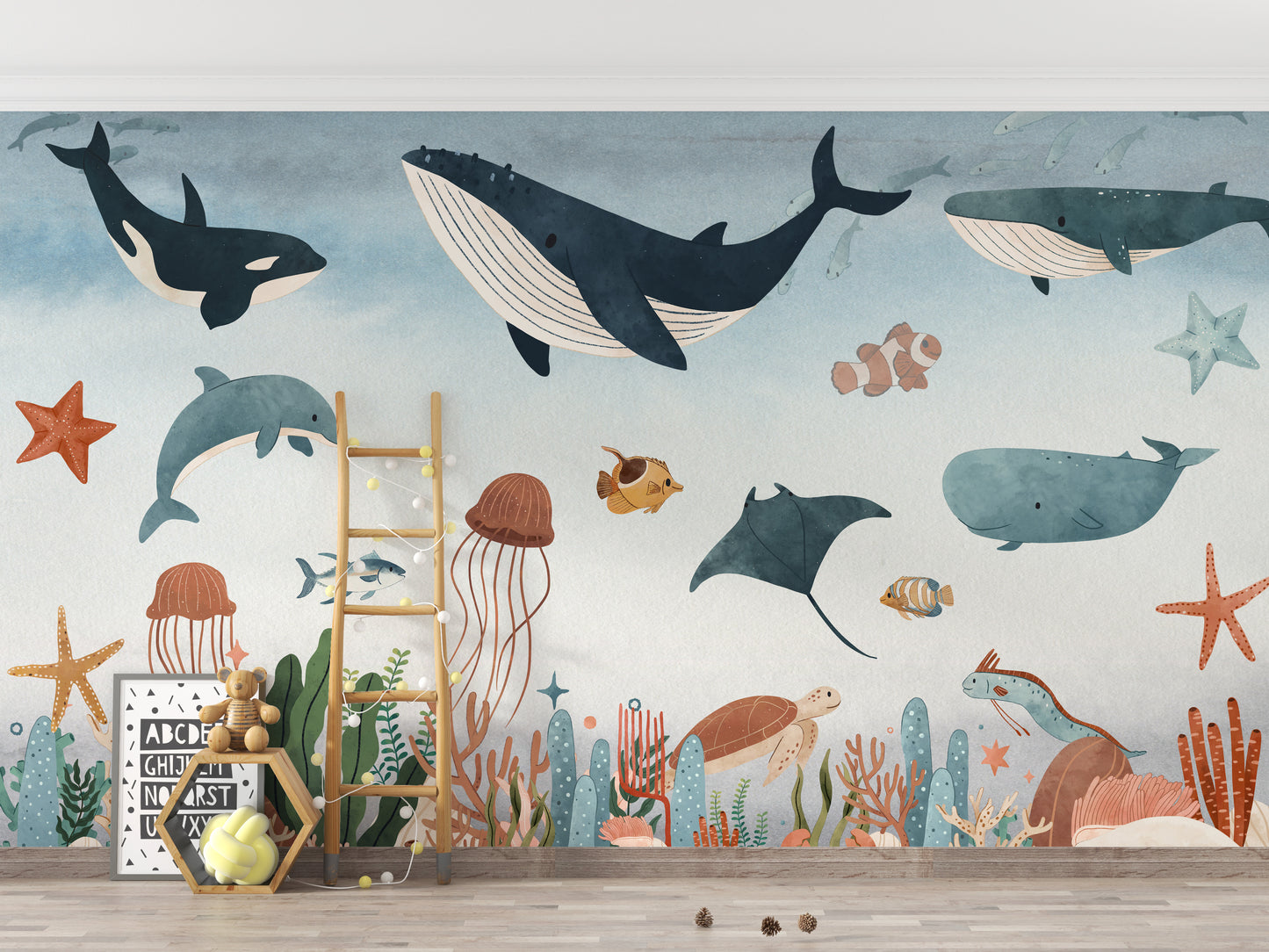 Sea Symphony Feature Wall Mural