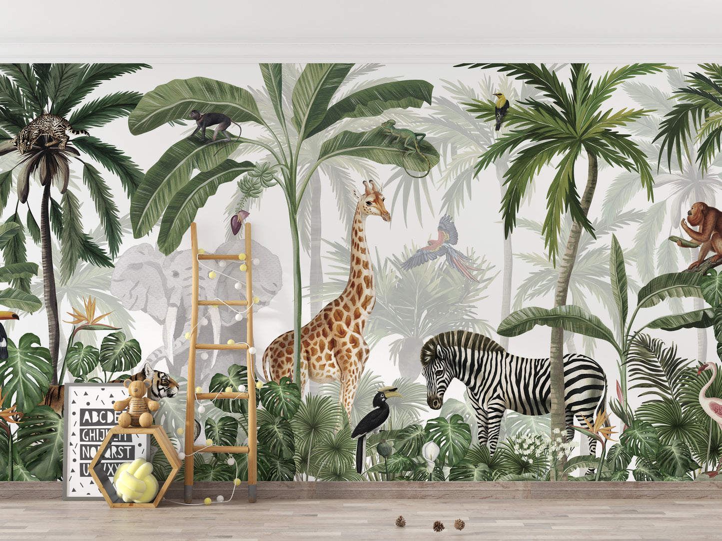 Jungle Jive Mural Wallpaper