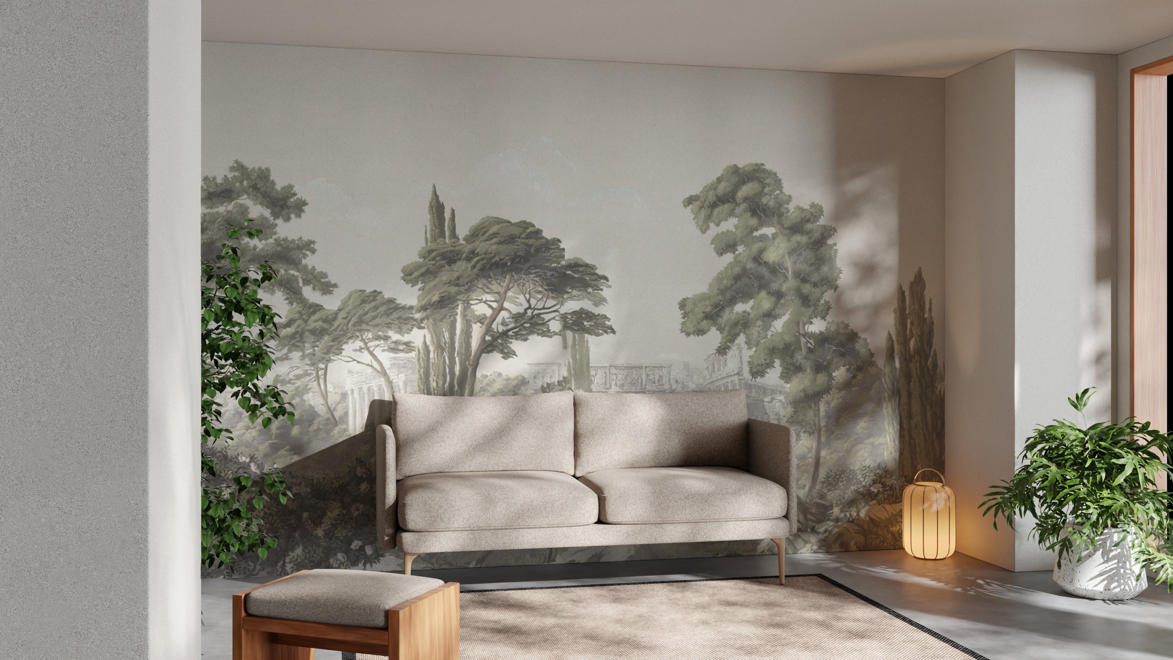 Mysterious Jungle Canopy Wallpaper Mural
