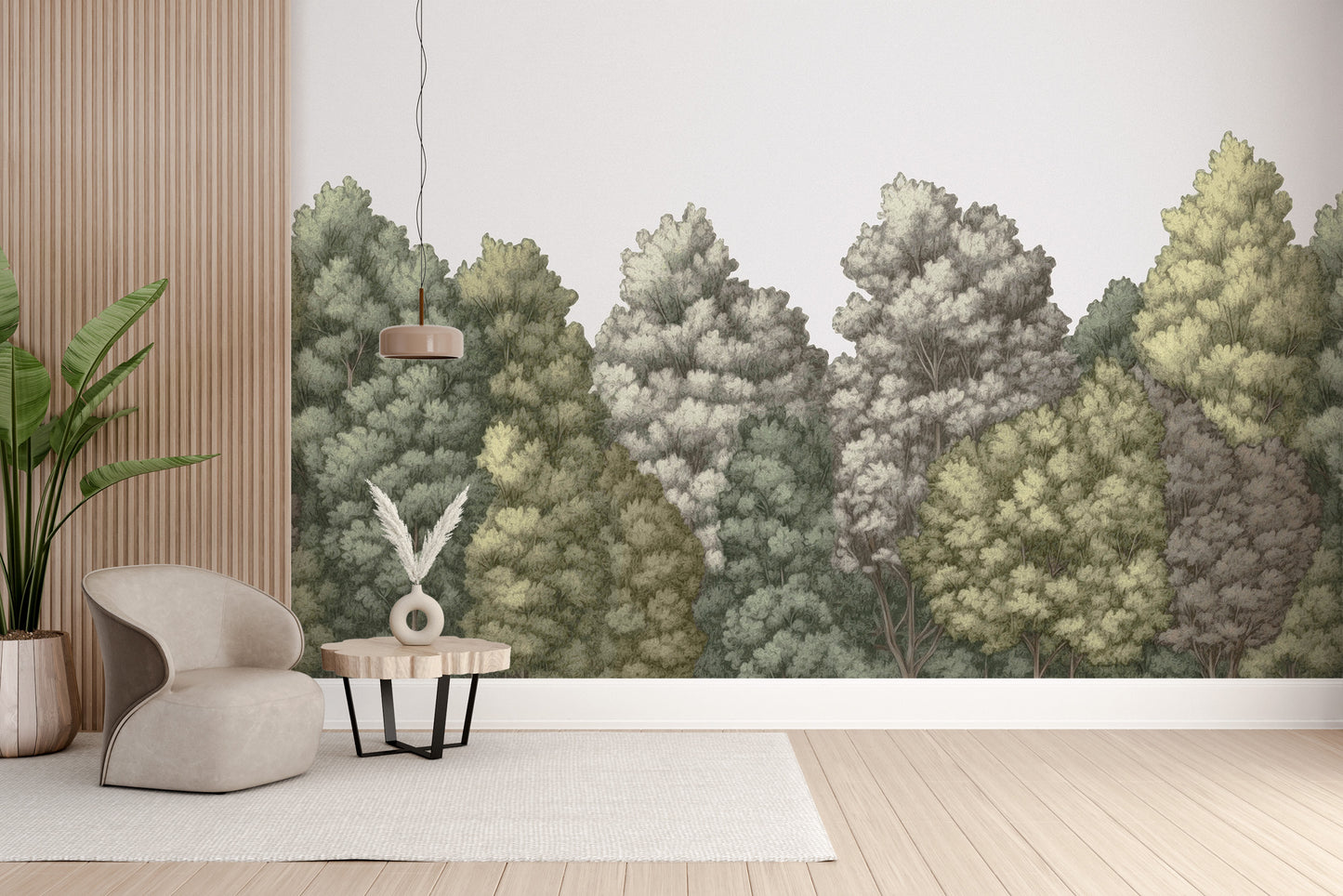 Painted Forest Wallpaper Mural