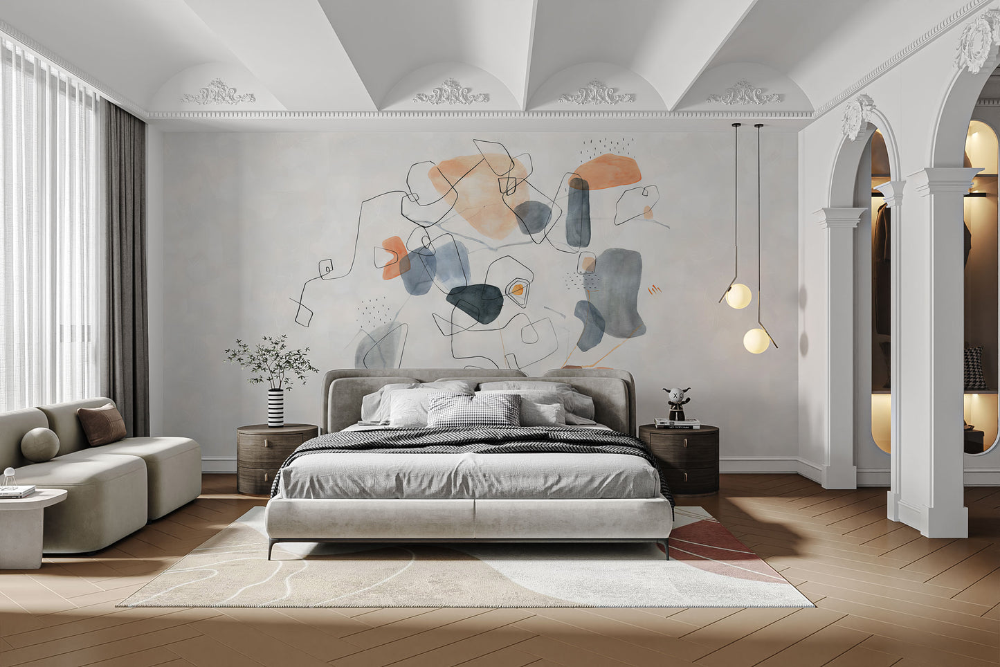 Artful Echoes Wall Mural