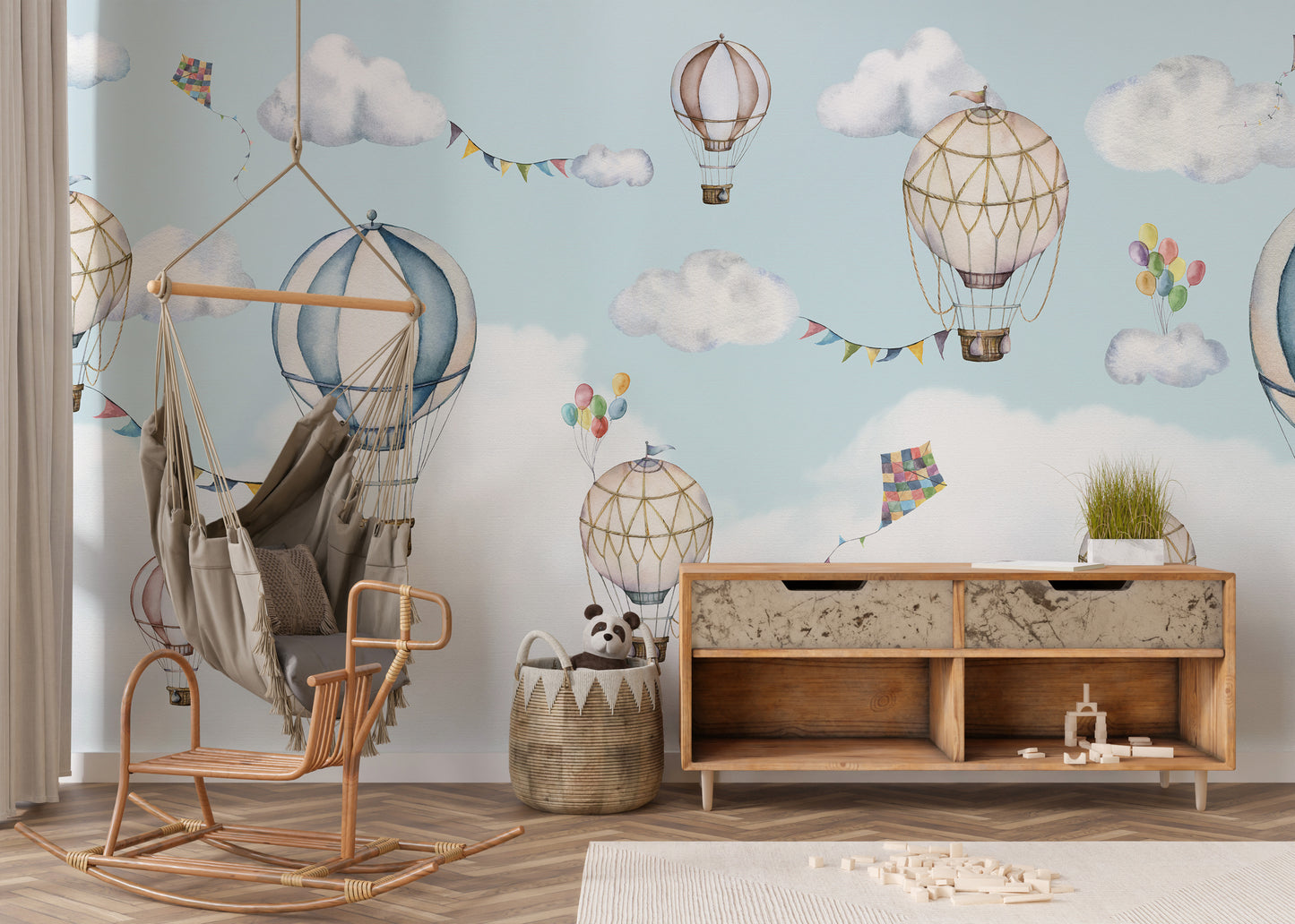 Hot Air Balloon Bonanza Wallpaper Wall Murals