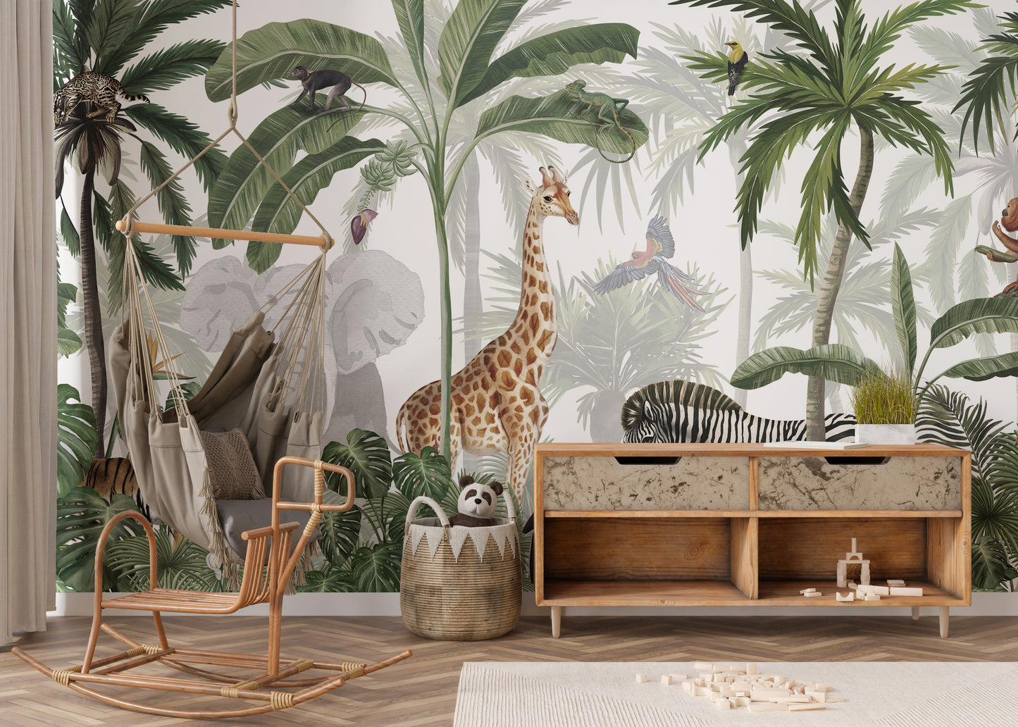 Jungle Jive Mural Wallpaper