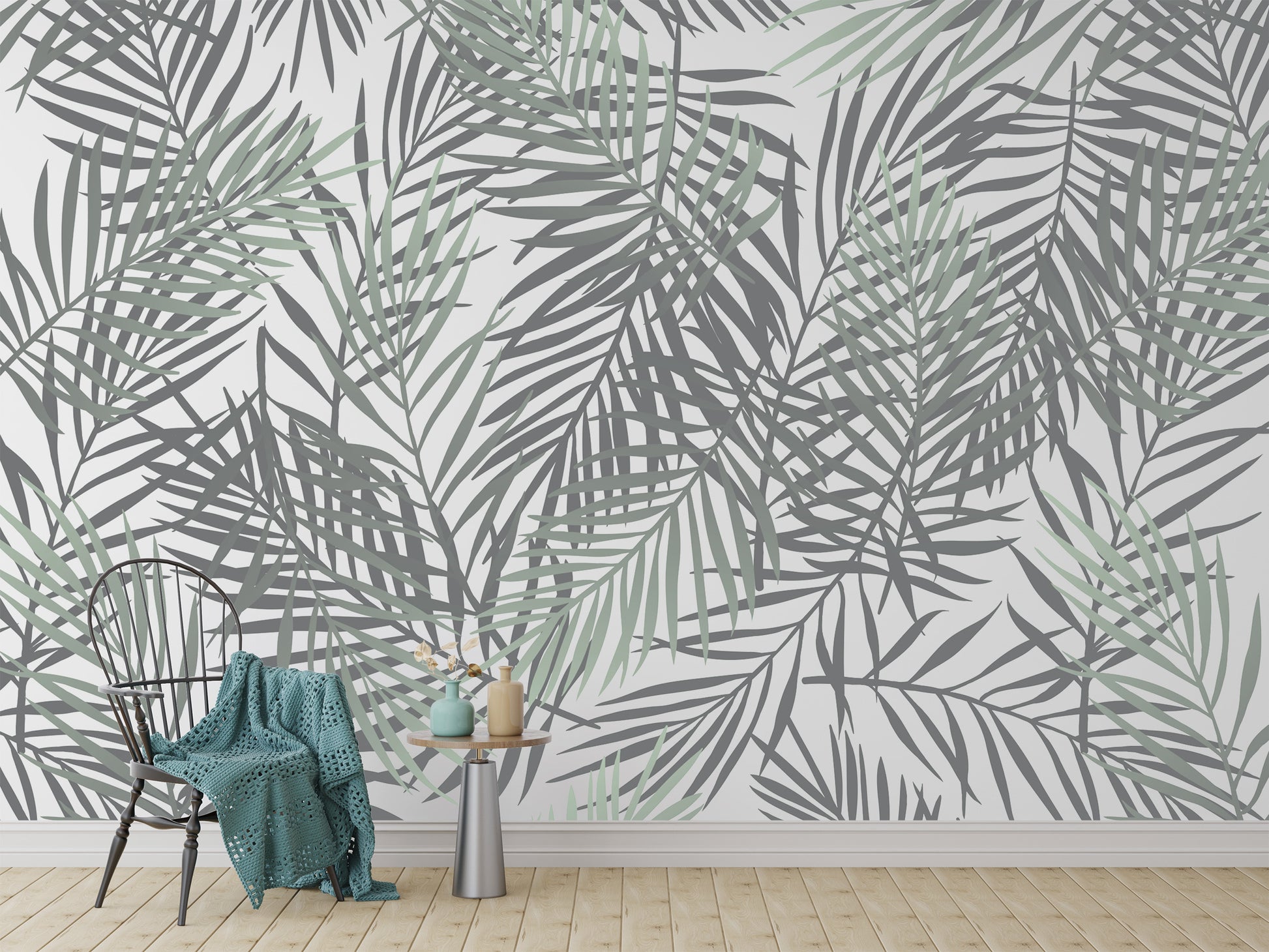 Tropical Whisper Leaf self-adhesive wallpaper