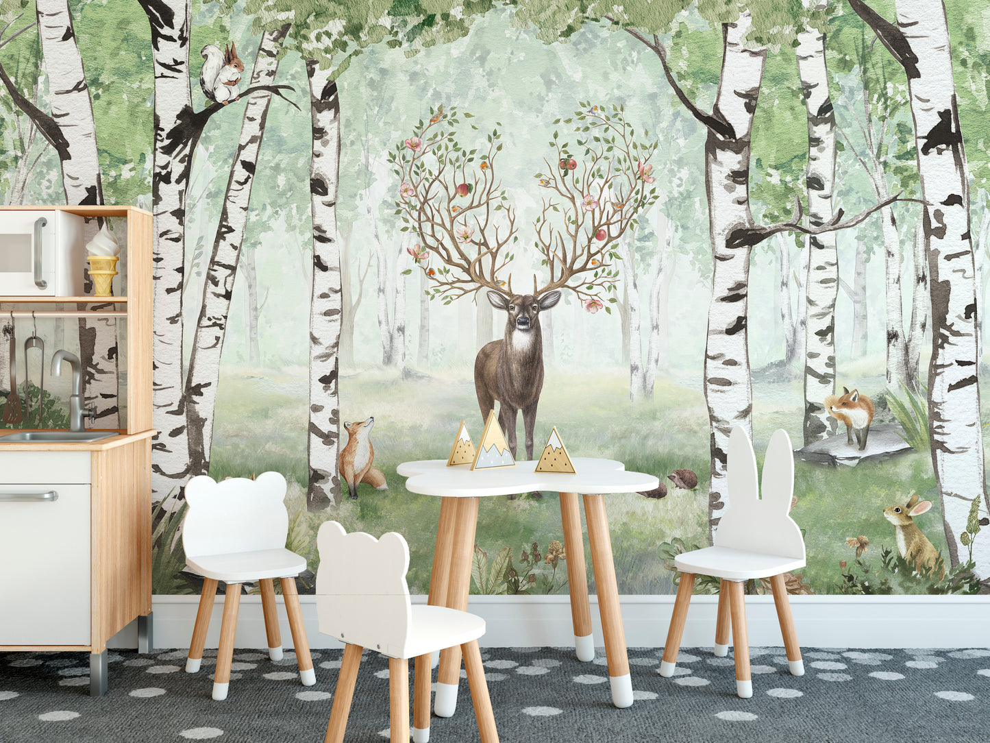 Amazing Antlers Summer Wallpaper For Wall