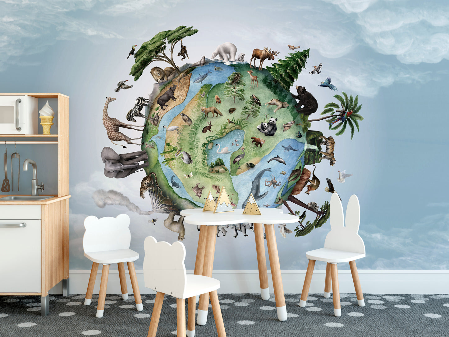 Animals Around Earth Wallpaper - Giffywalls