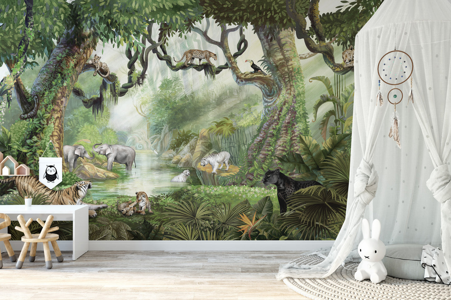 Jungle Cats Wallpaper Murals