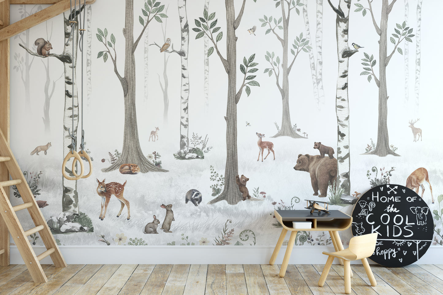 White Forest Wallpaper for Walls