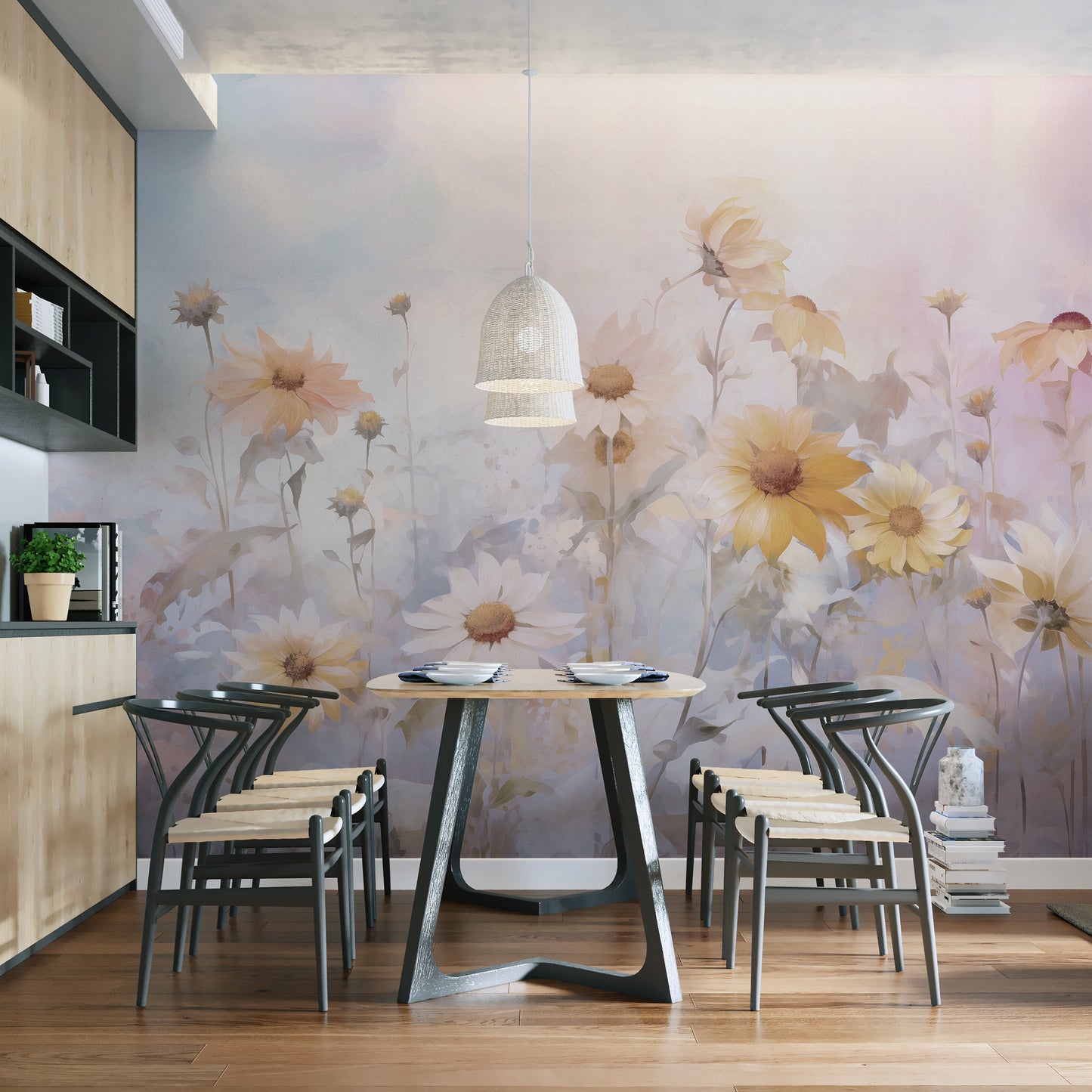 Colorful Marigold Flower Wallpaper Murals