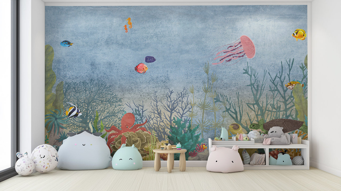 Marine Life Underwater Wallpaper Mural