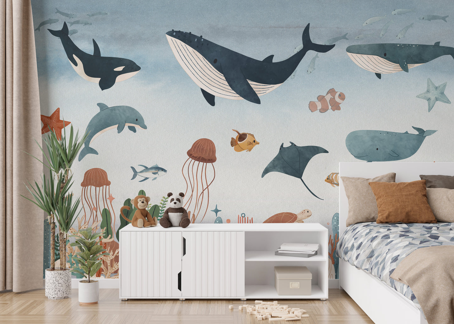 Sea Symphony Feature Wall Mural