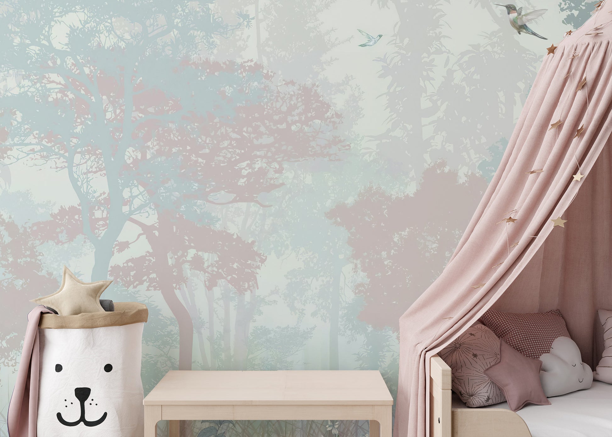 Fairy Forest Wallpaper for nursery