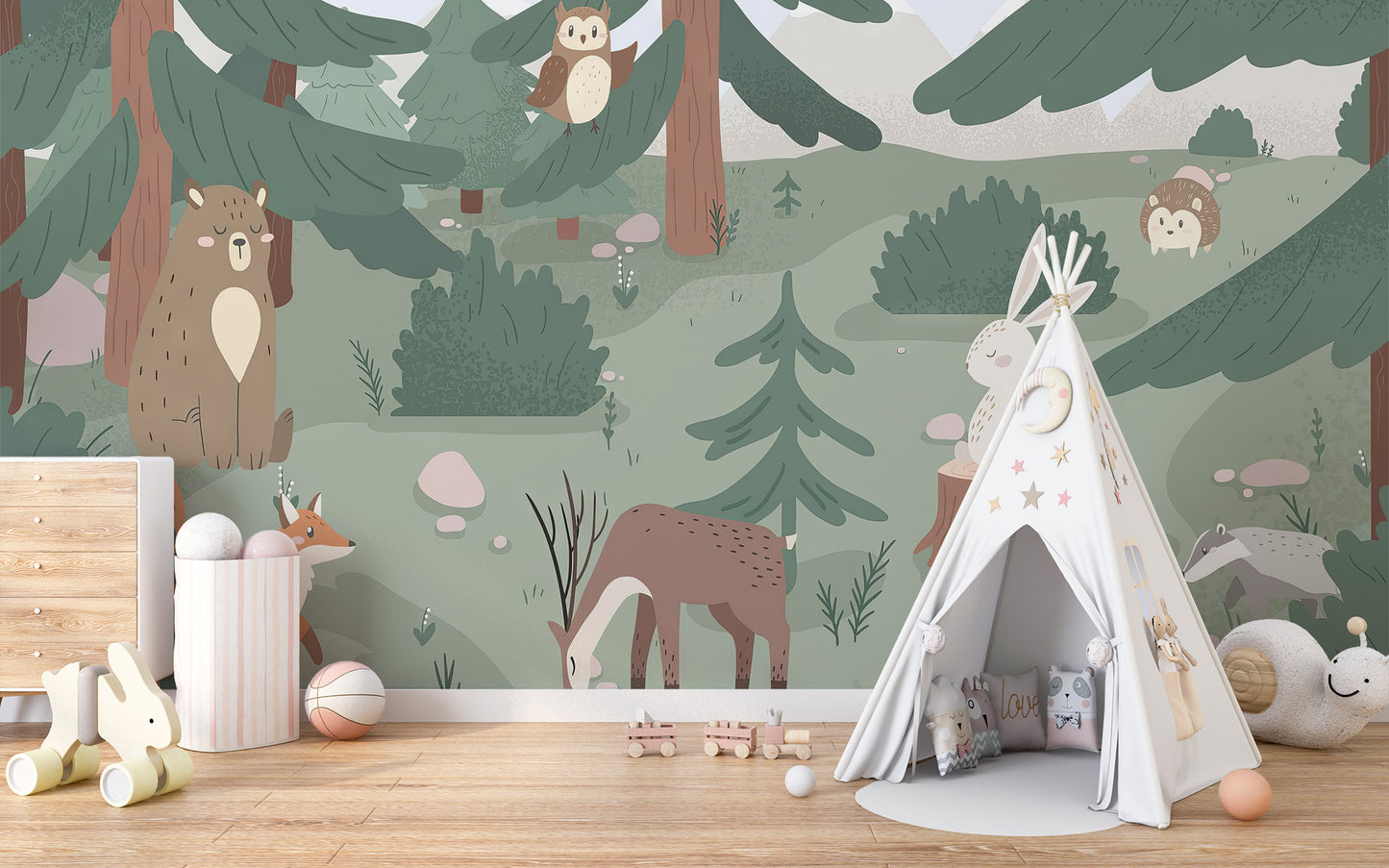 Forest Fables Wall Mural