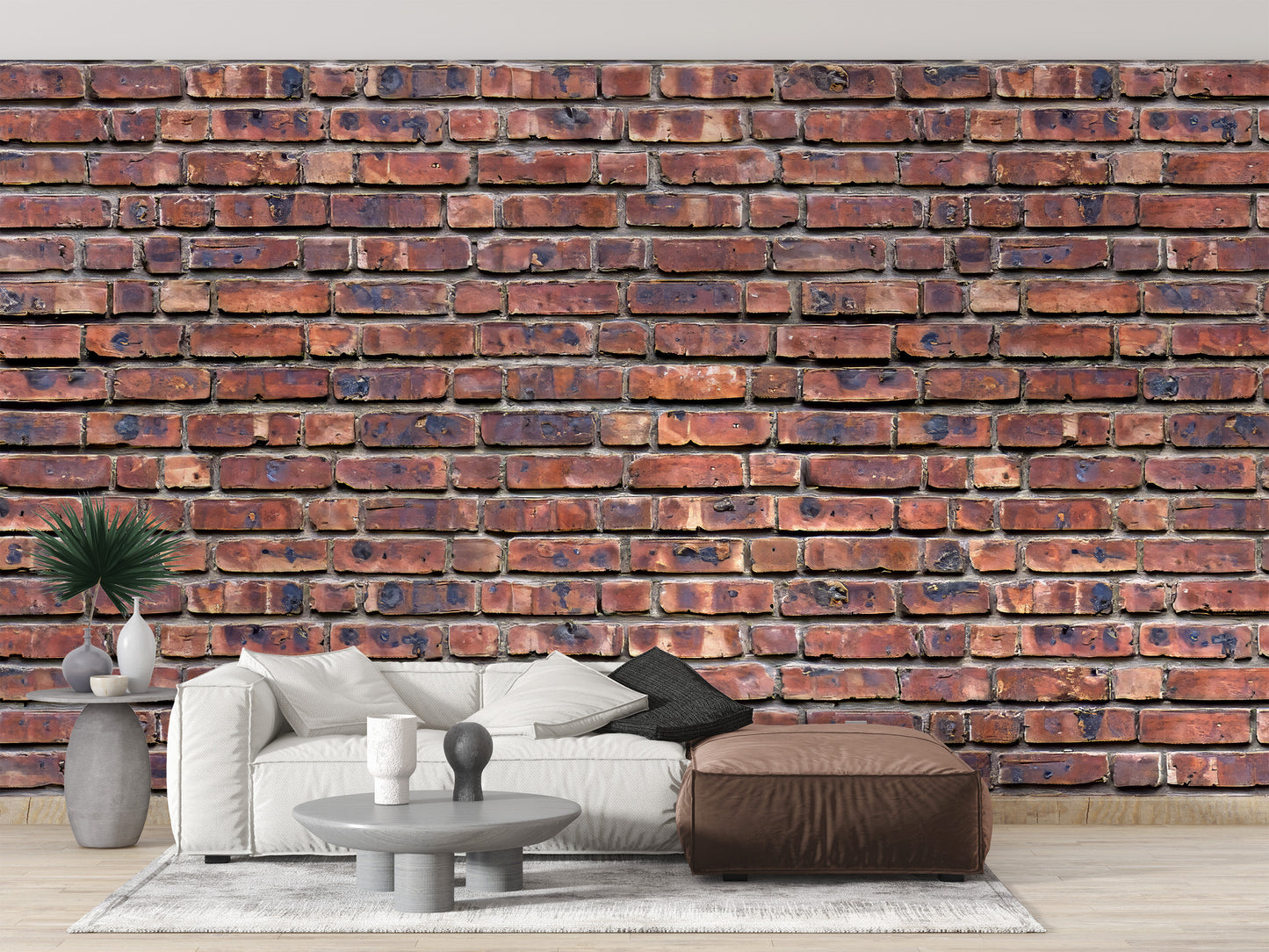 Heritage brickwork wallpaper for contemporary walls