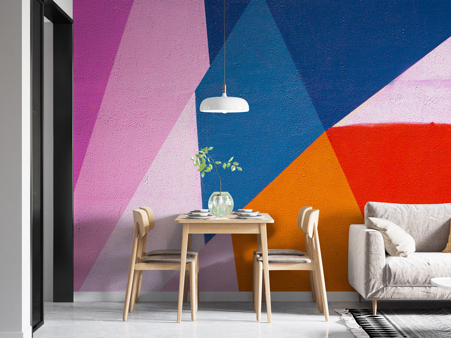 Urban Spectrum Colourful Abstract Wall Mural