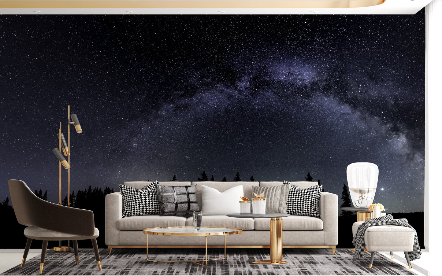 Milky Way Starry Night Wallpaper Mural