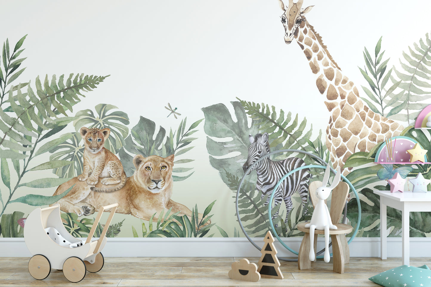 Lioness Animals Textured Wallpaper Murals